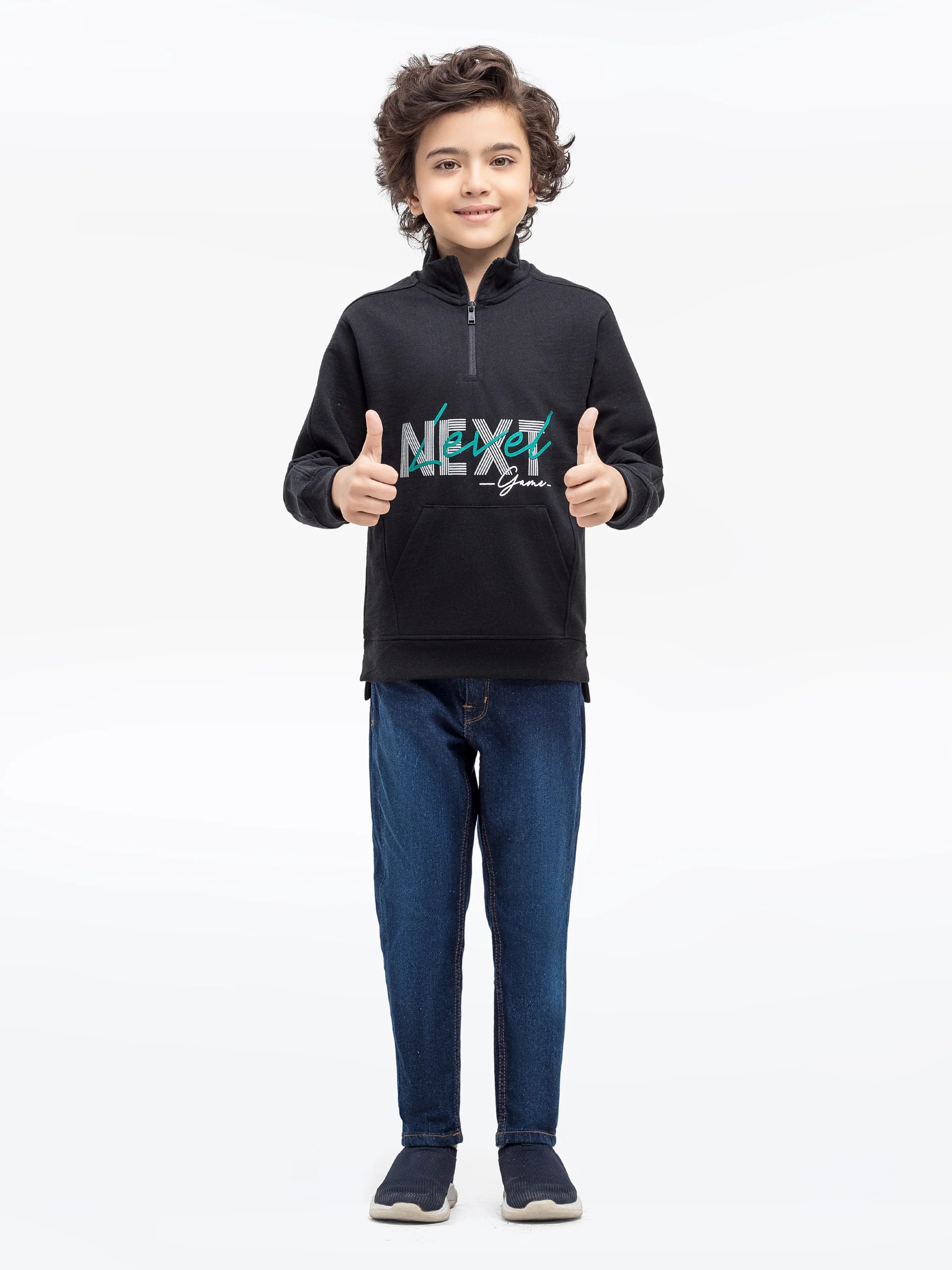 URB Boy's Black Sweatshirt