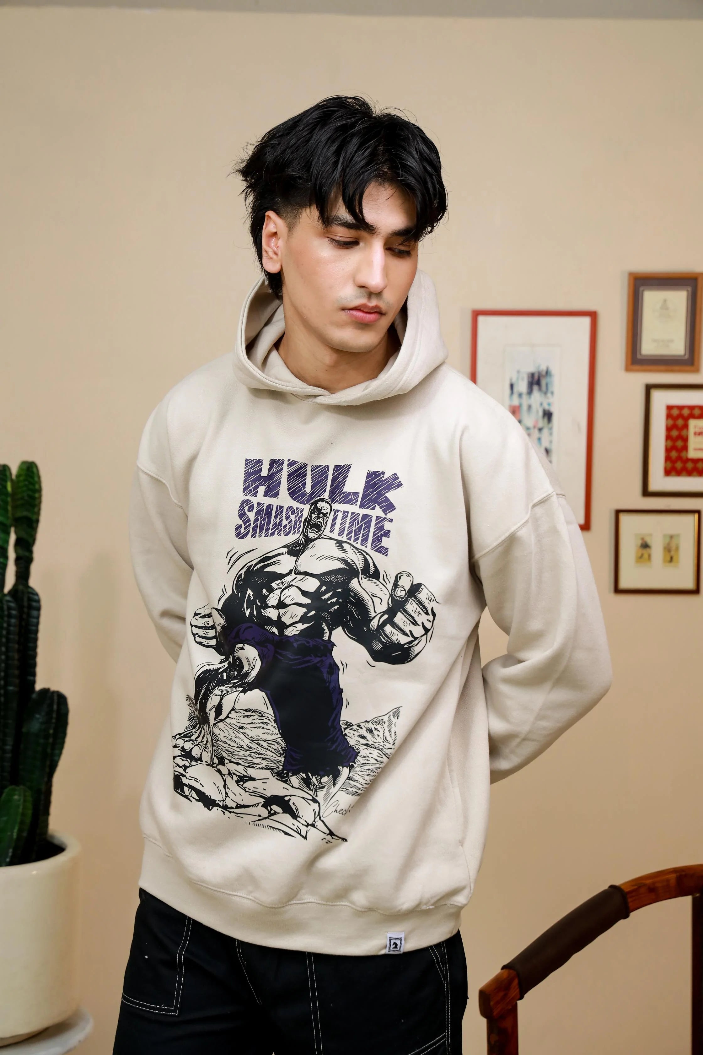 HULK SMASH OVERSIZED HOODIE