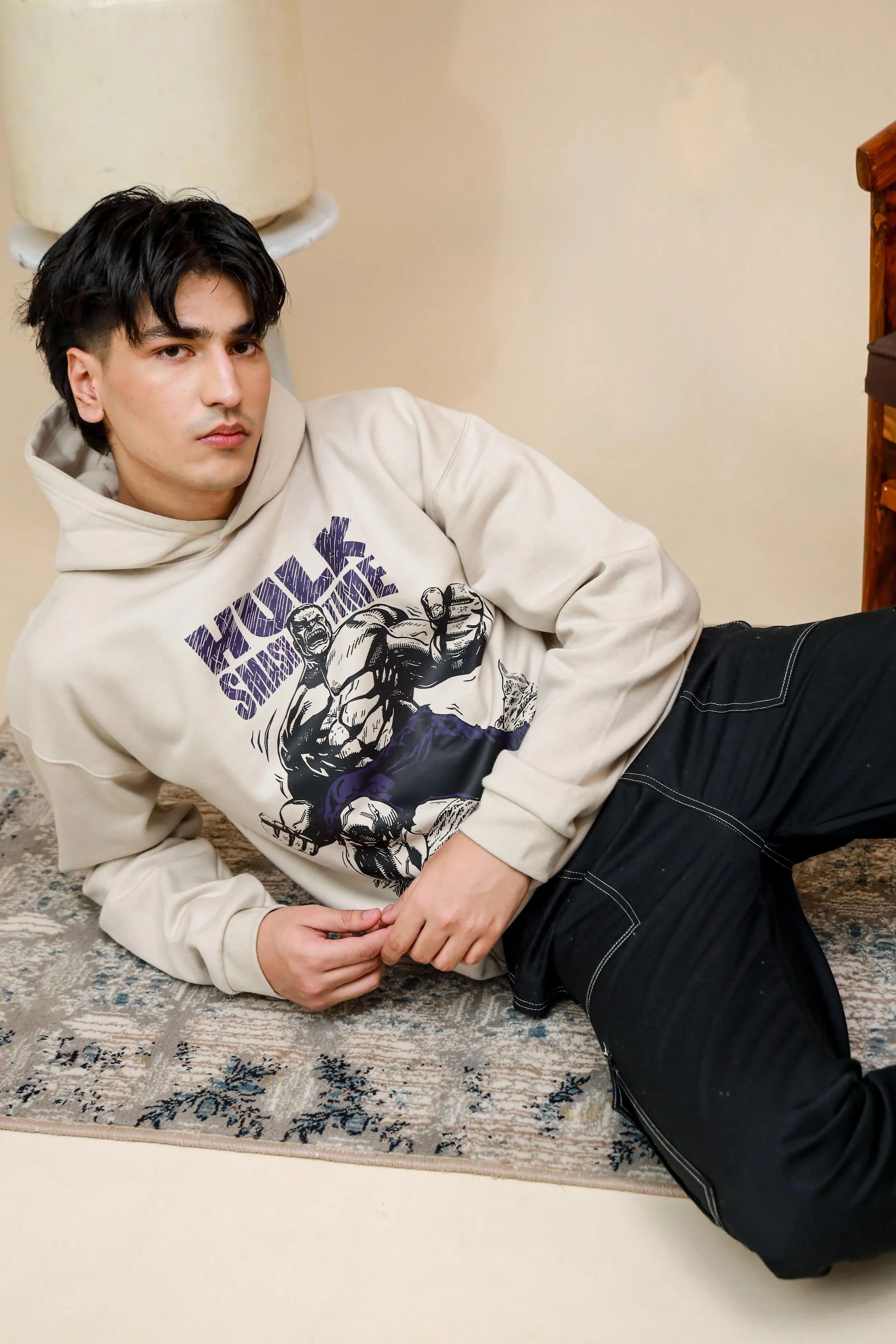 HULK SMASH OVERSIZED HOODIE