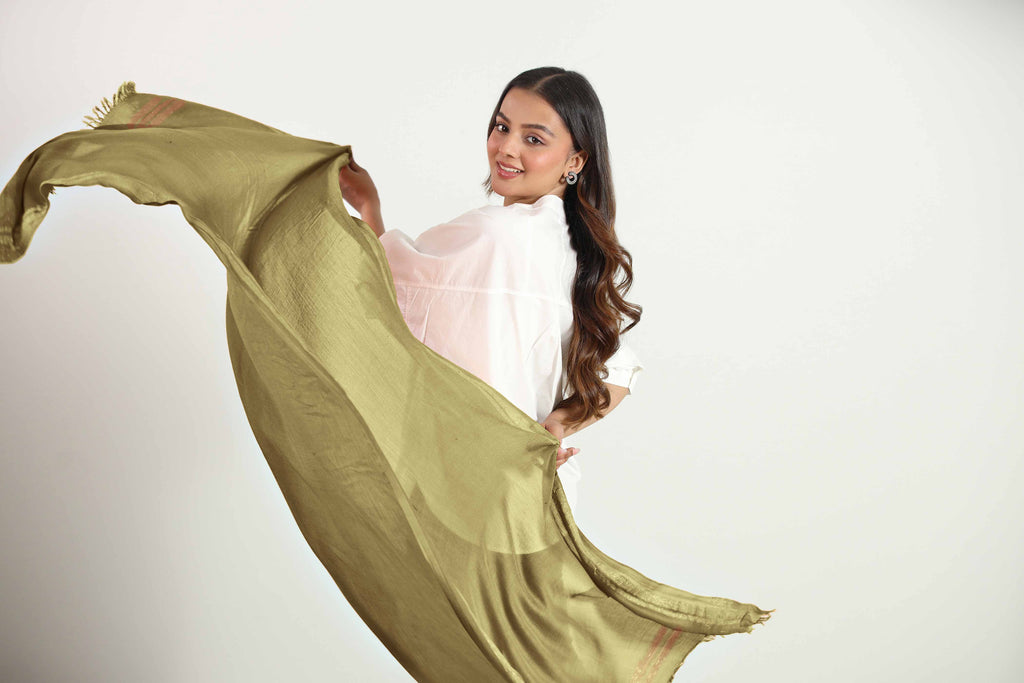 URB - Green Women Scarf