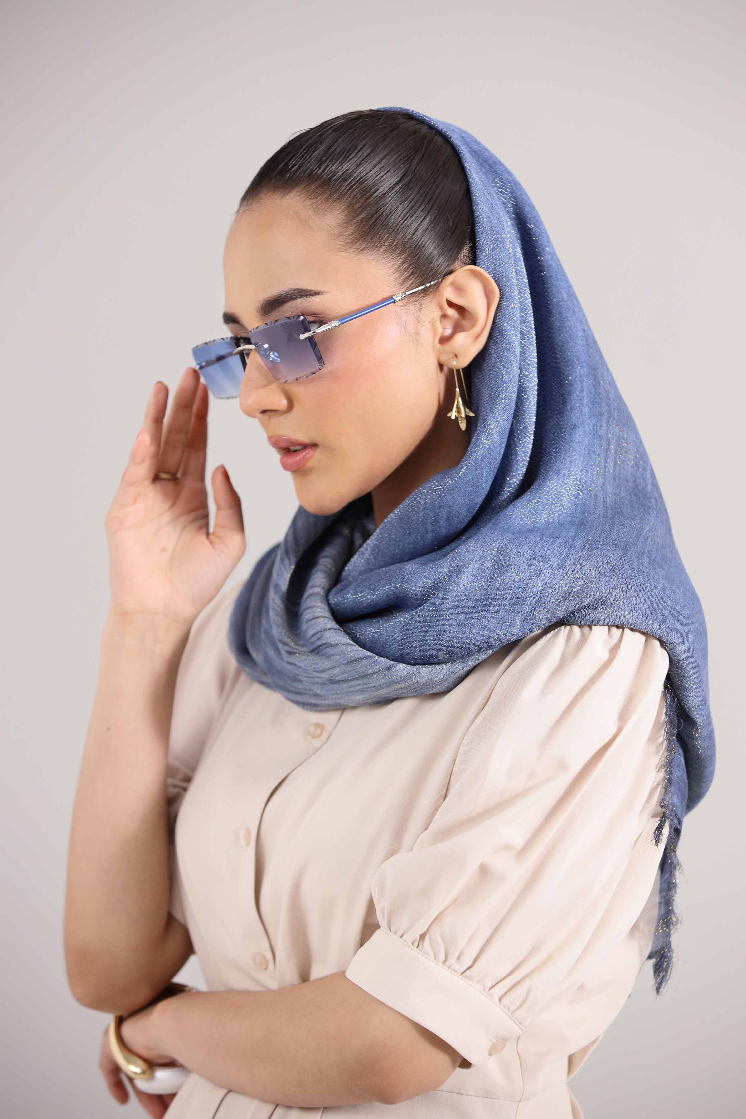 URB - Blue Women Scarf