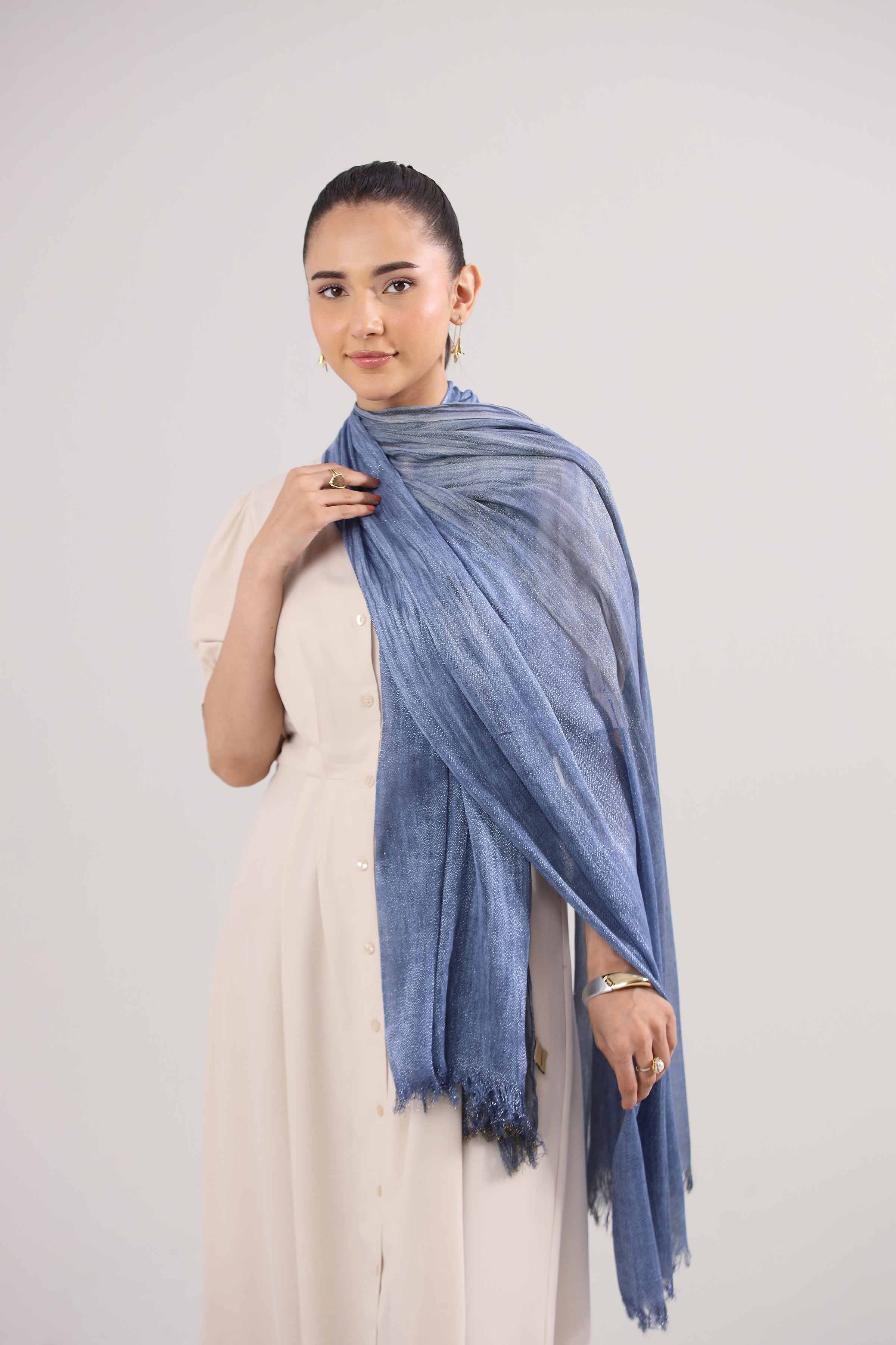 URB - Blue Women Scarf