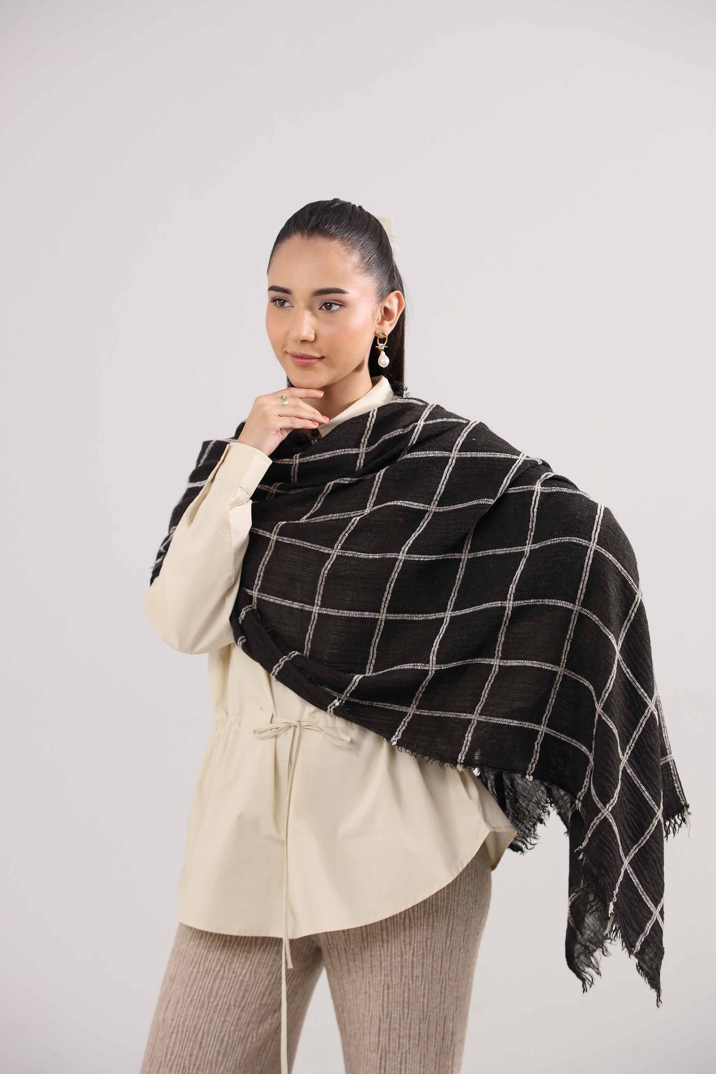 URB - Black Women Scarf