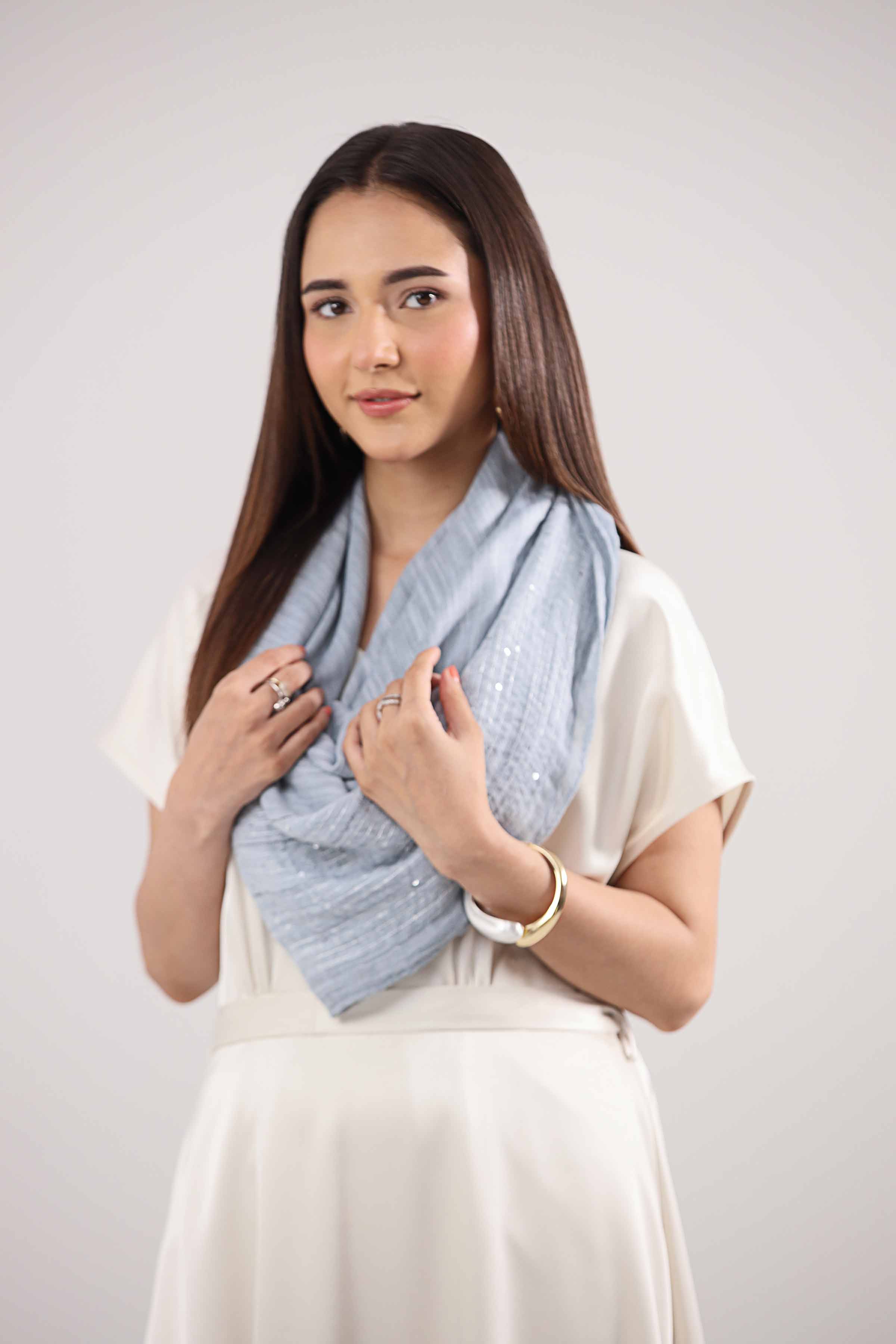 URB - Blue Women Scarf
