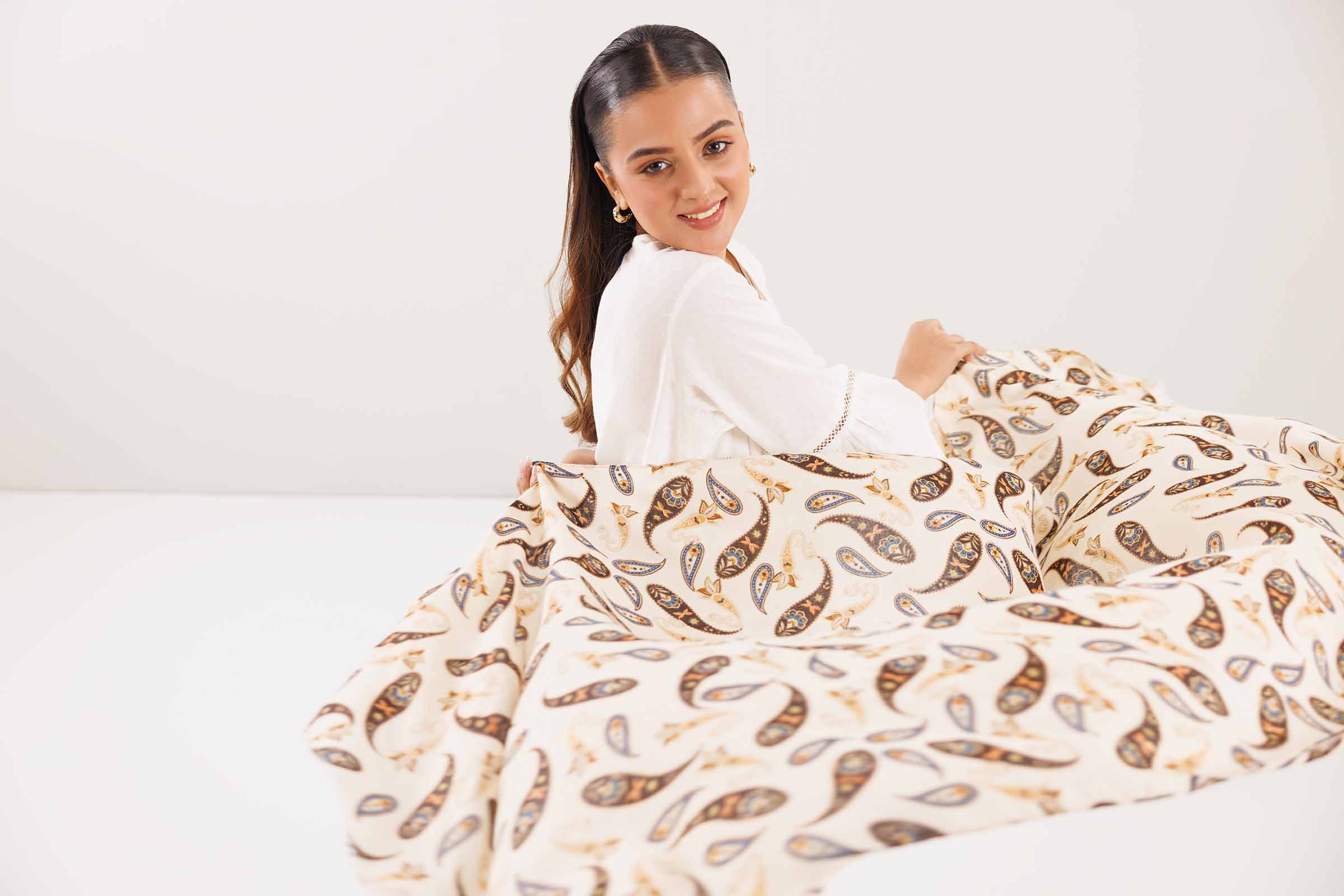 URB - Offwhite Women Scarf