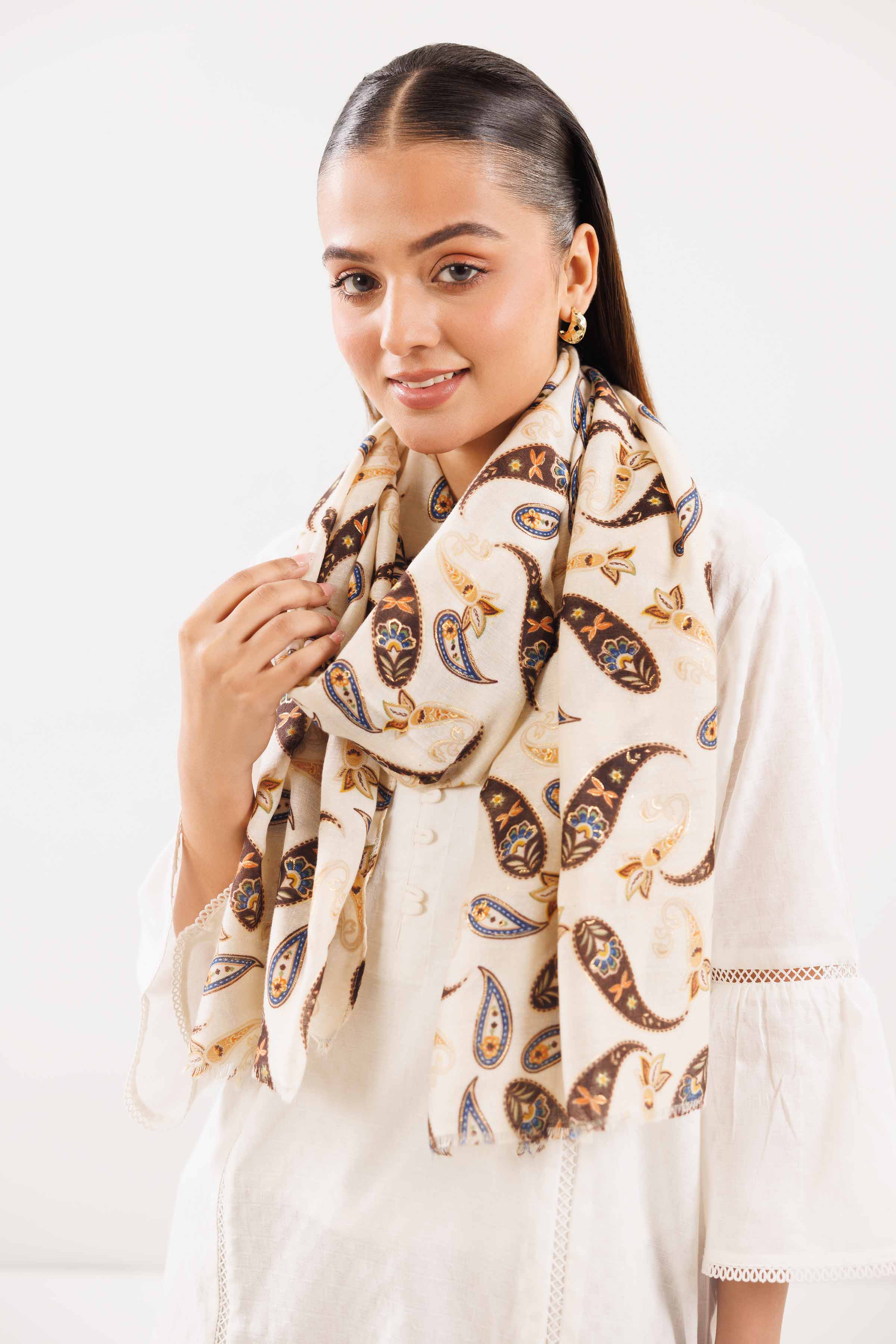 URB - Offwhite Women Scarf