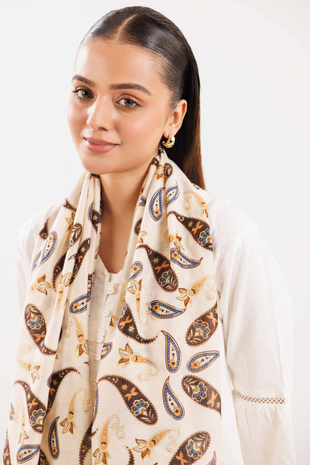 URB - Offwhite Women Scarf