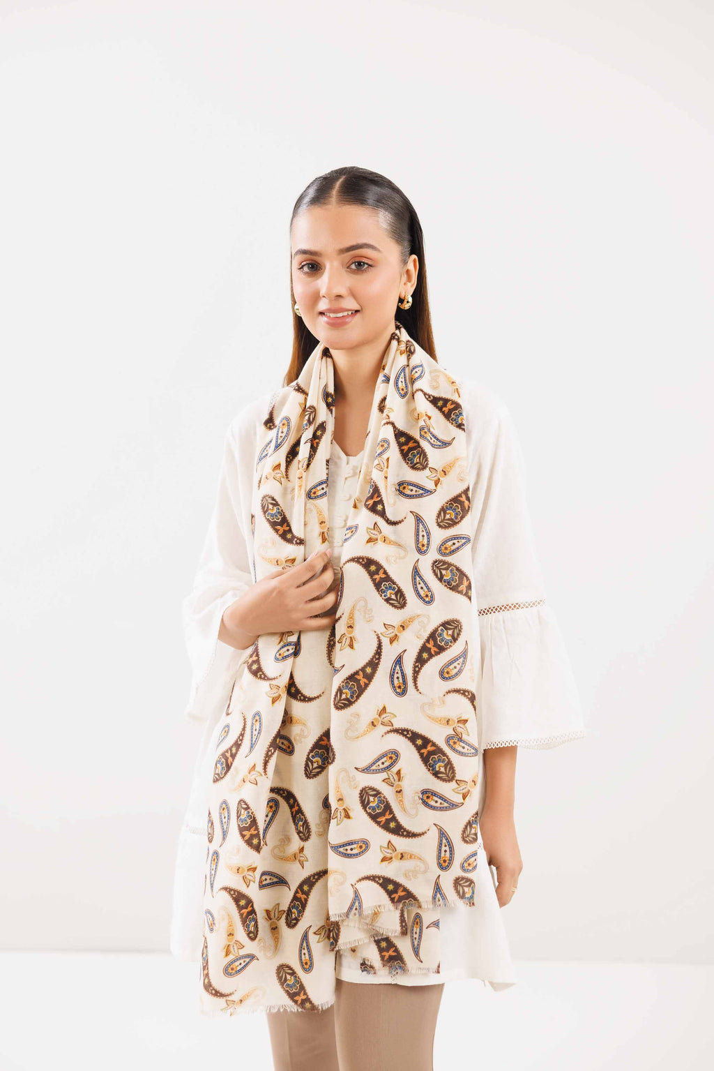 URB - Offwhite Women Scarf