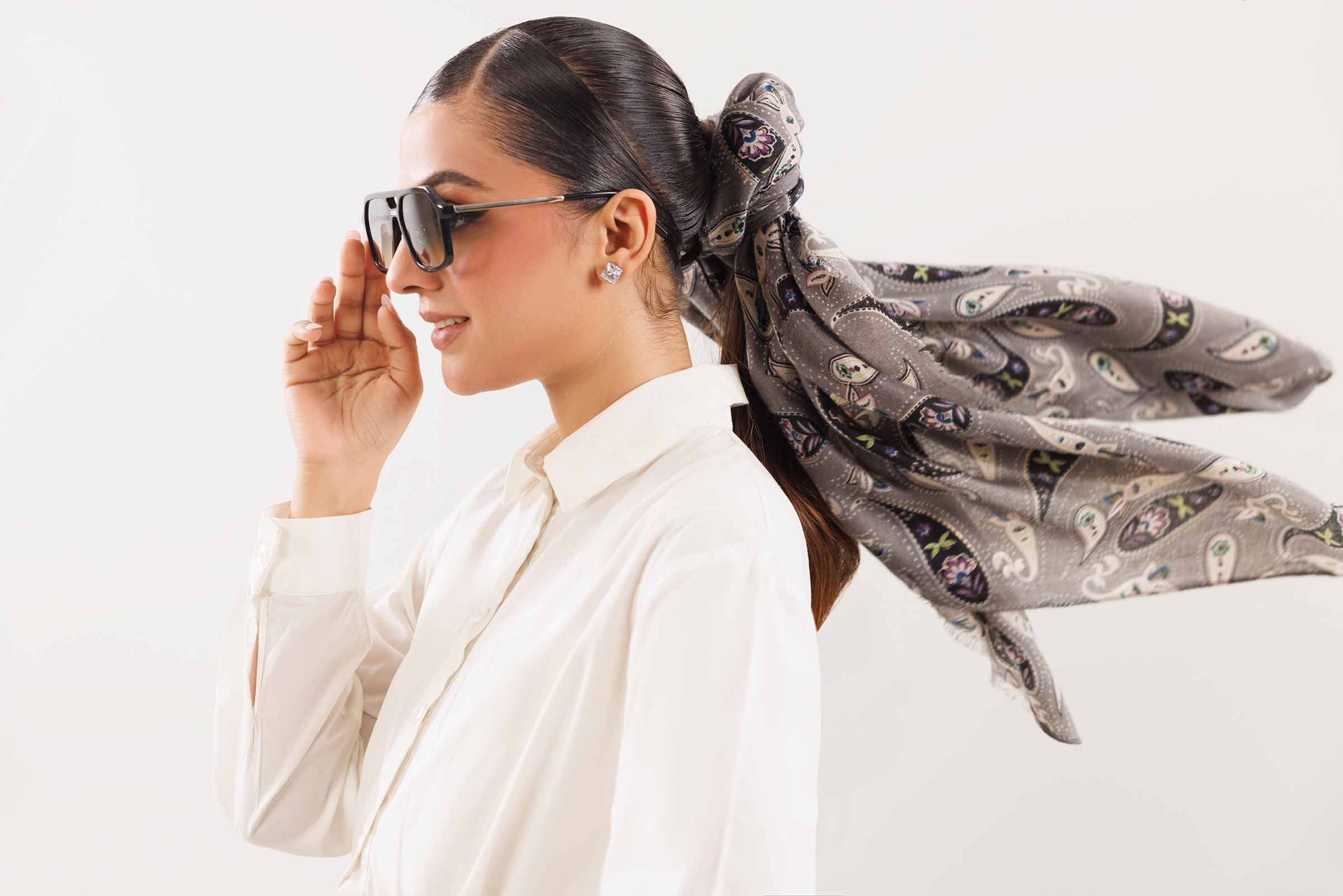 URB- Grey Women Scarf