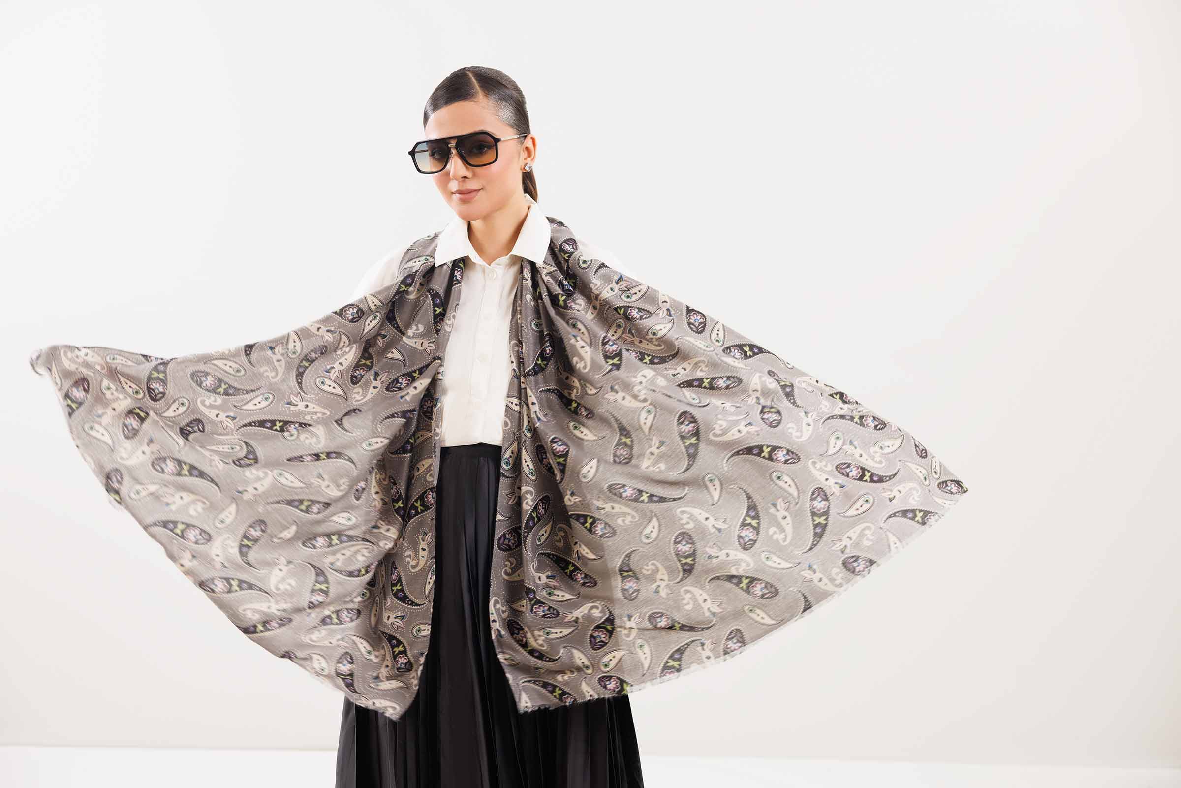 URB- Grey Women Scarf