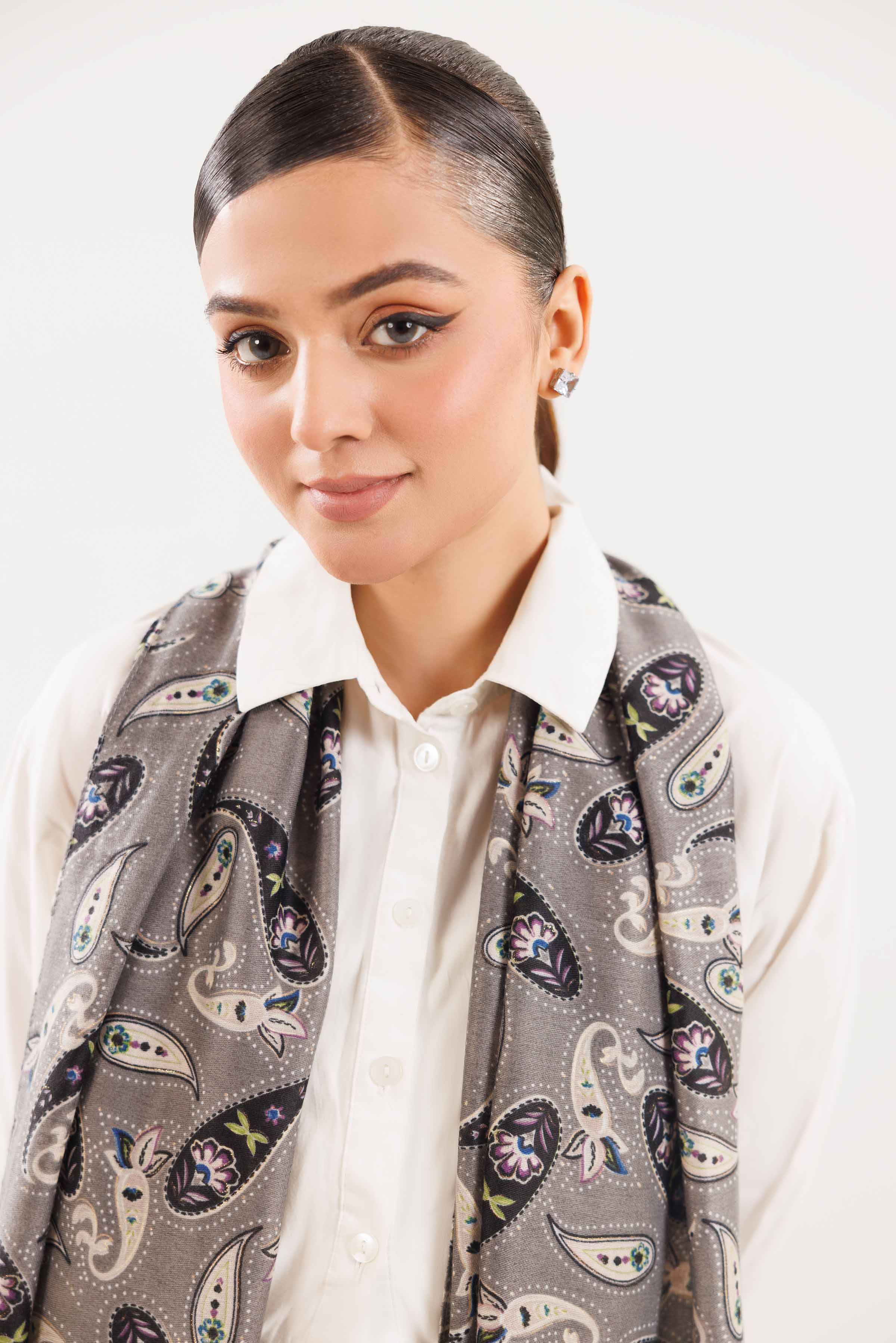 URB- Grey Women Scarf