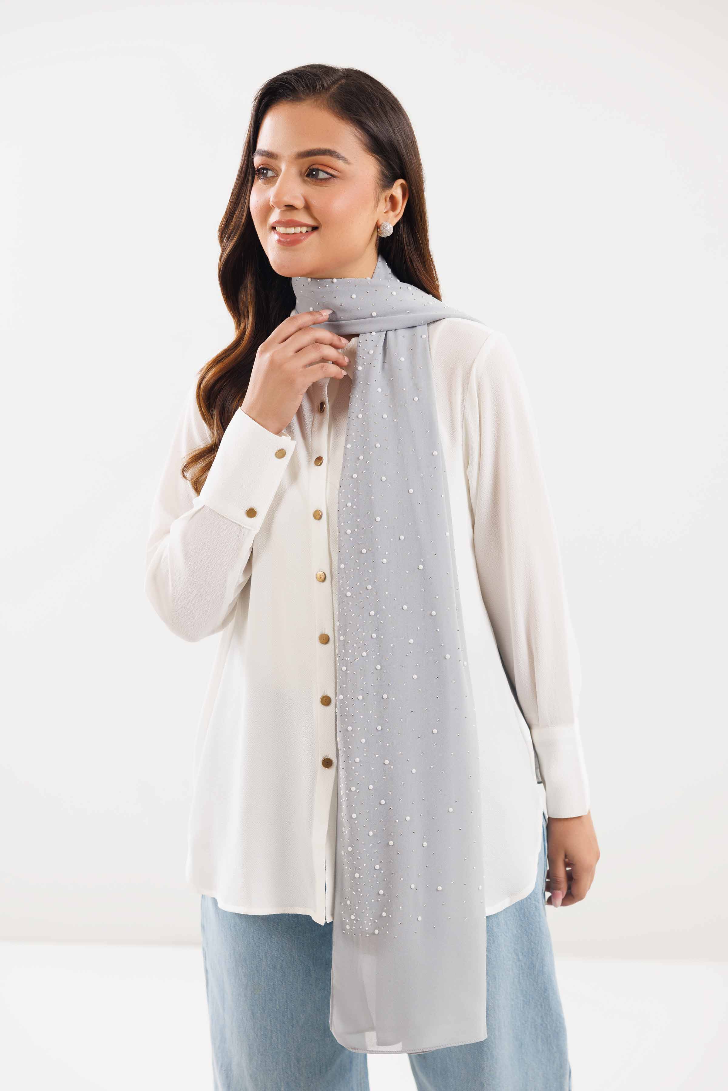 URB  - Grey Women Scarf