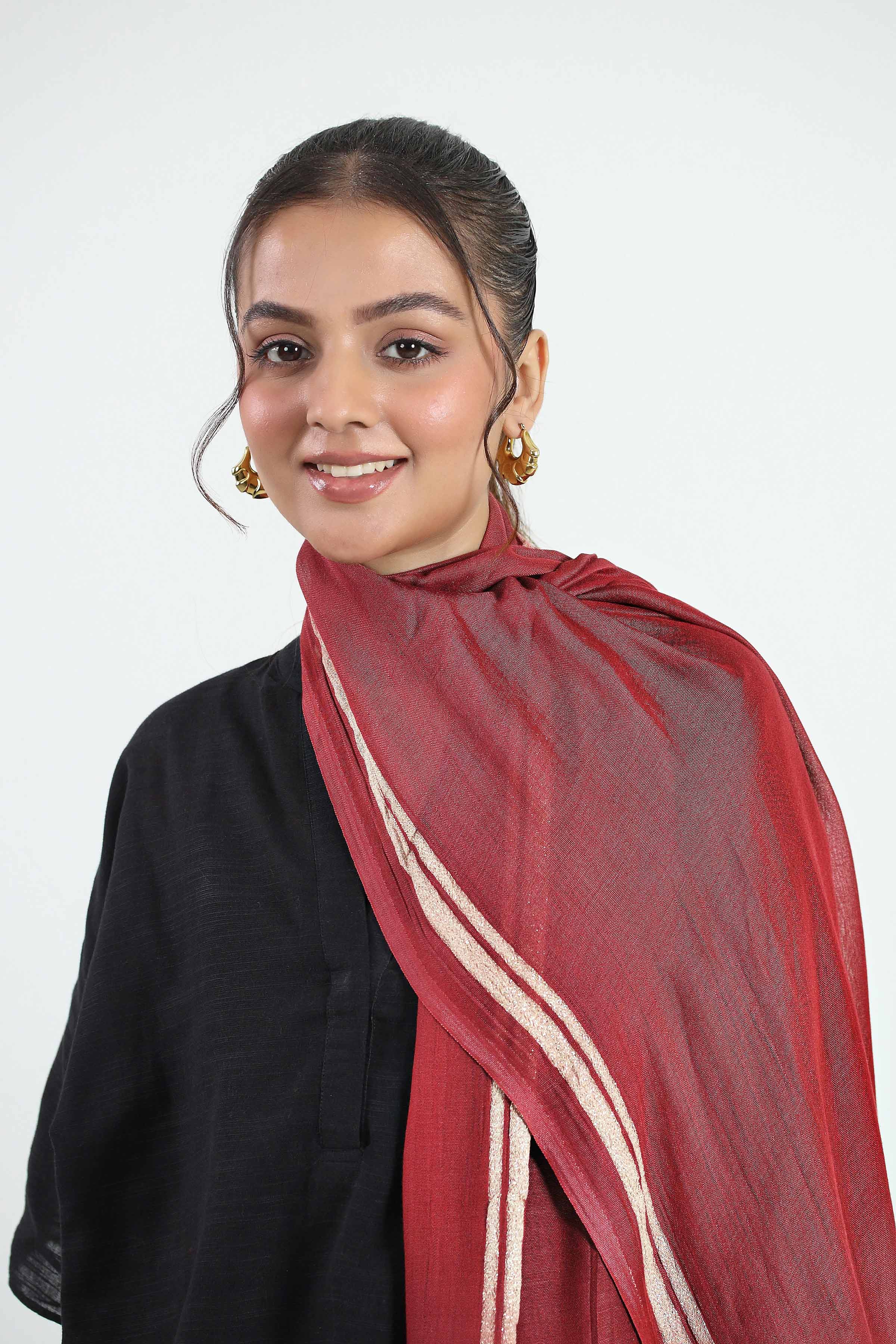 URB - Maroon Women Scarf