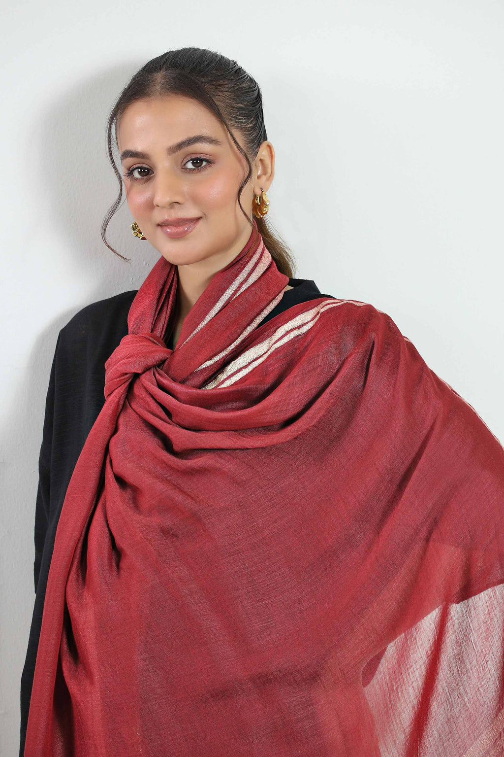 URB - Maroon Women Scarf