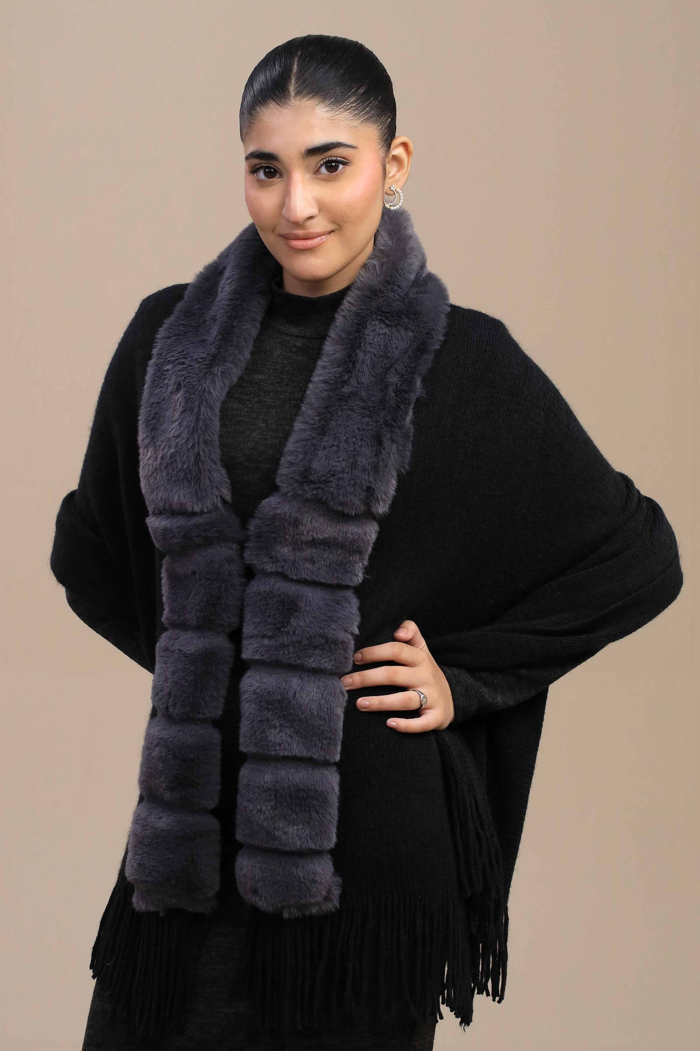 URB Black Cape Shawl 01