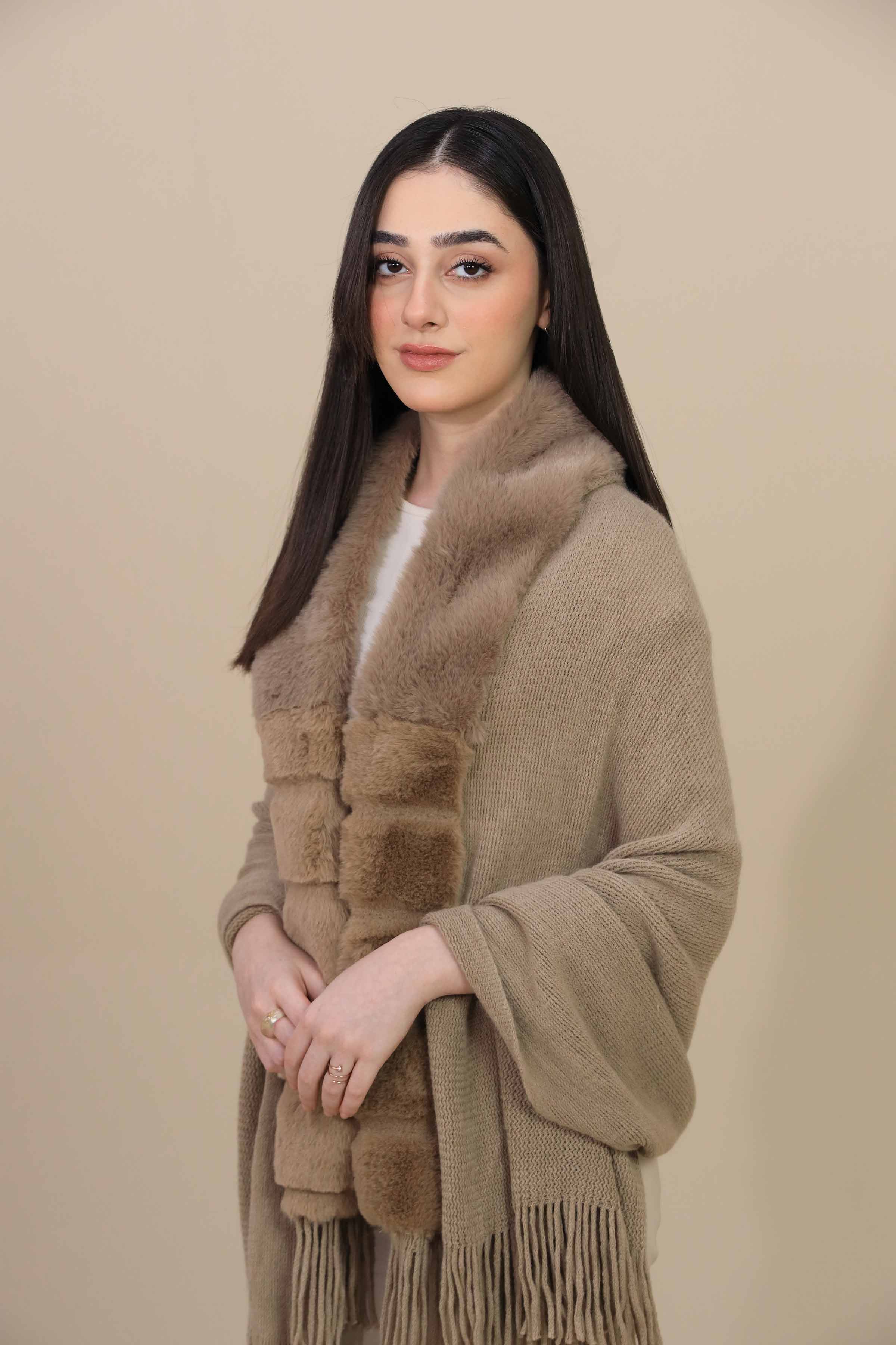 URB Beige Cape Shawl 02