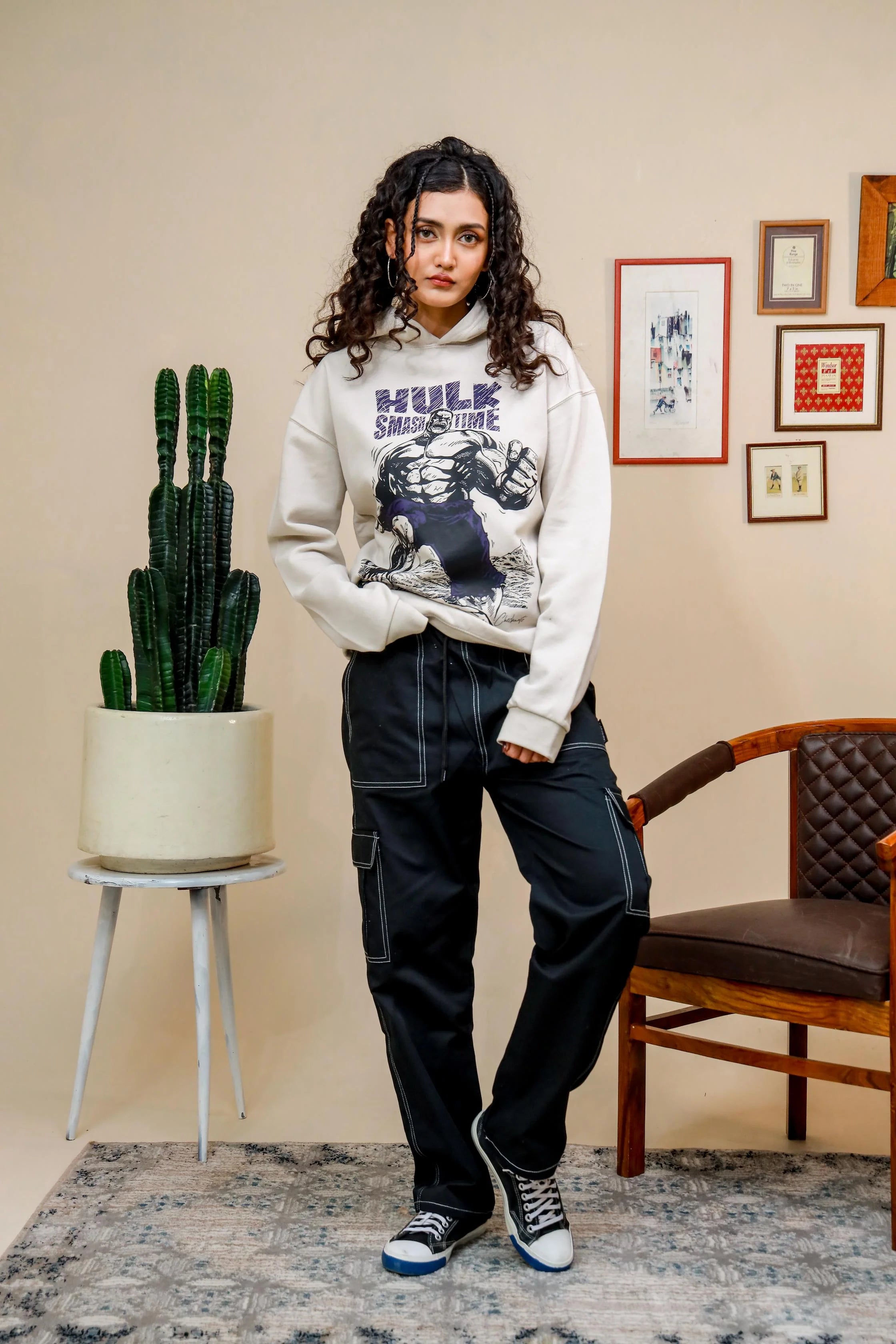 HULK SMASH OVERSIZED HOODIE