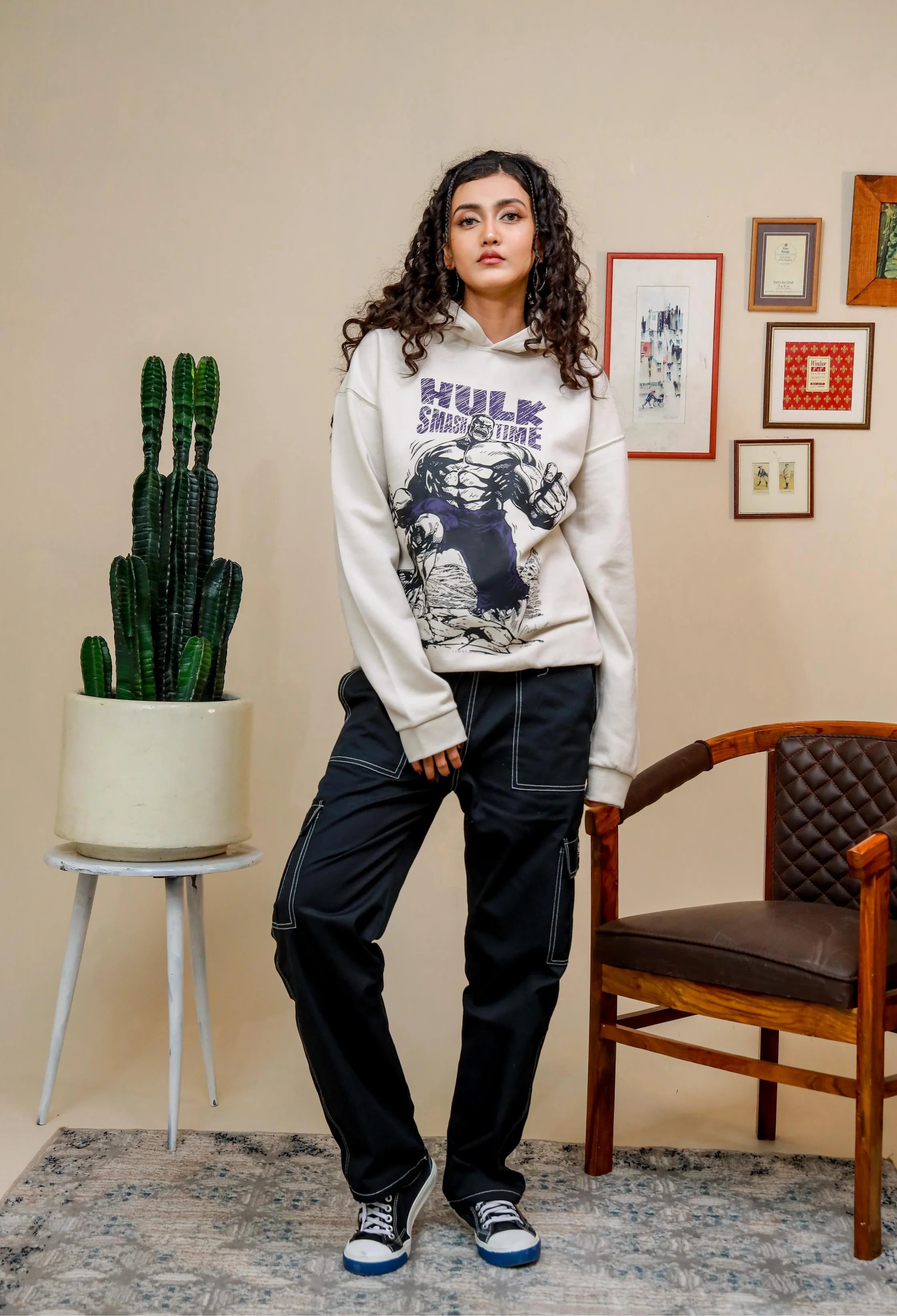 HULK SMASH OVERSIZED HOODIE