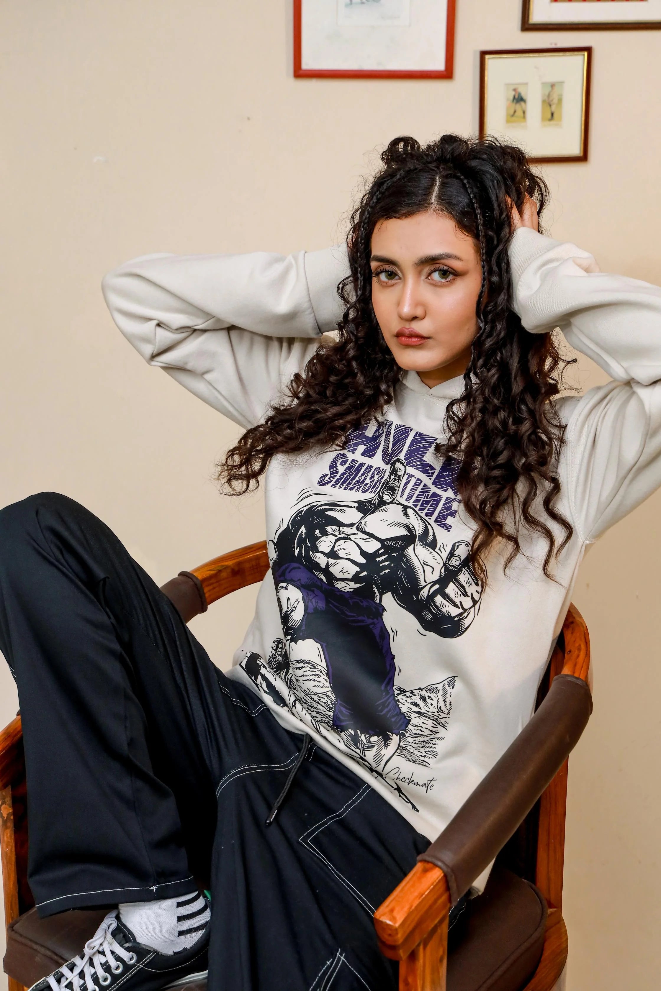 HULK SMASH OVERSIZED HOODIE