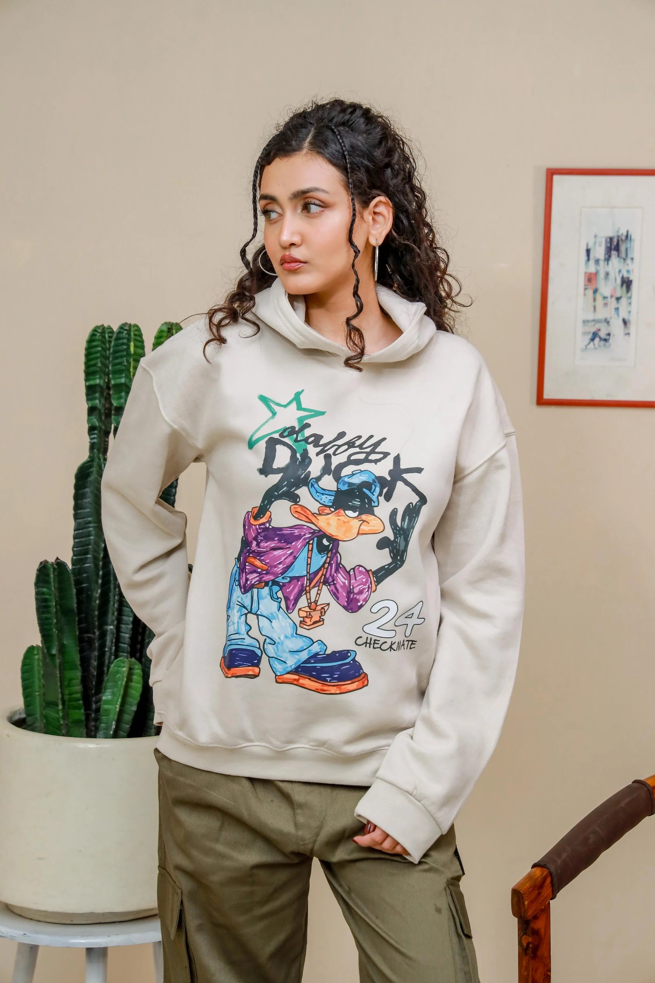 DAFFY DUCK OVERSIZED HOODIE