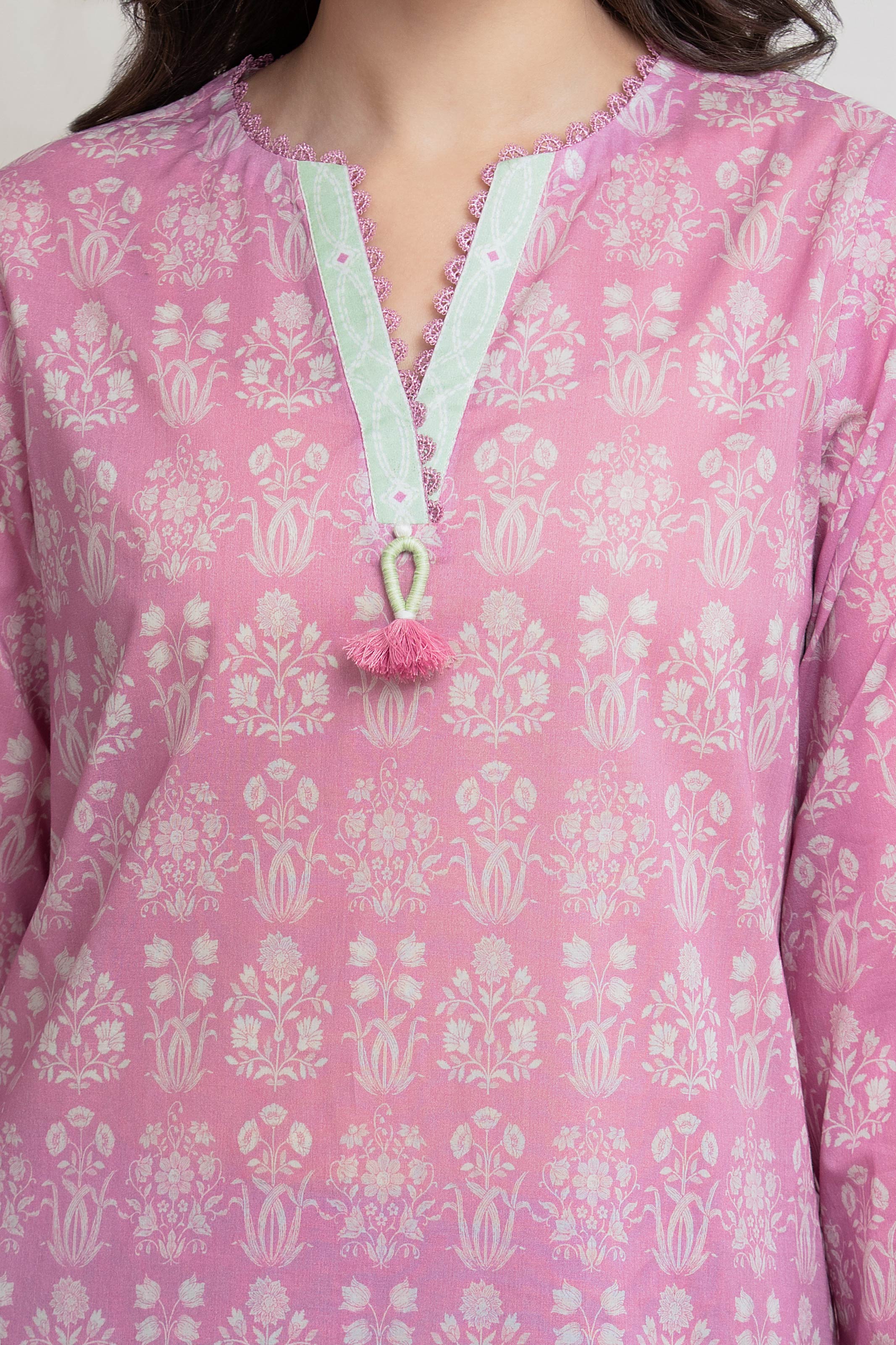 URB Unstitched Printed Lawn Suit