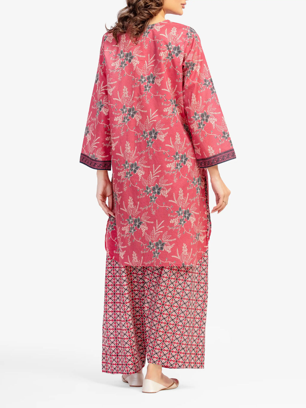 Pret 2Pc Printed Lawn Shirt Trouser