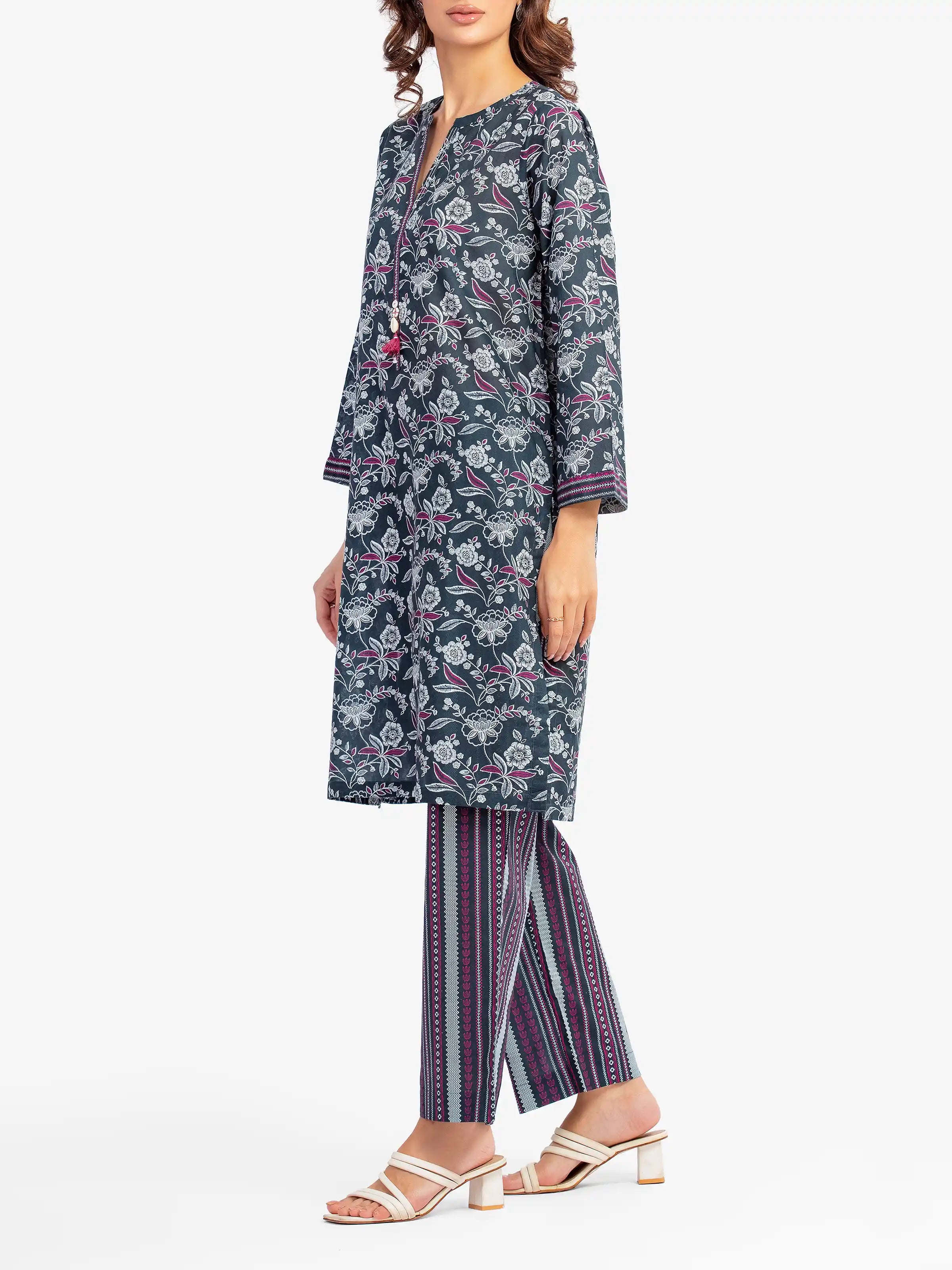 URB Pret 2Pc Printed Lawn Shirt Trouser