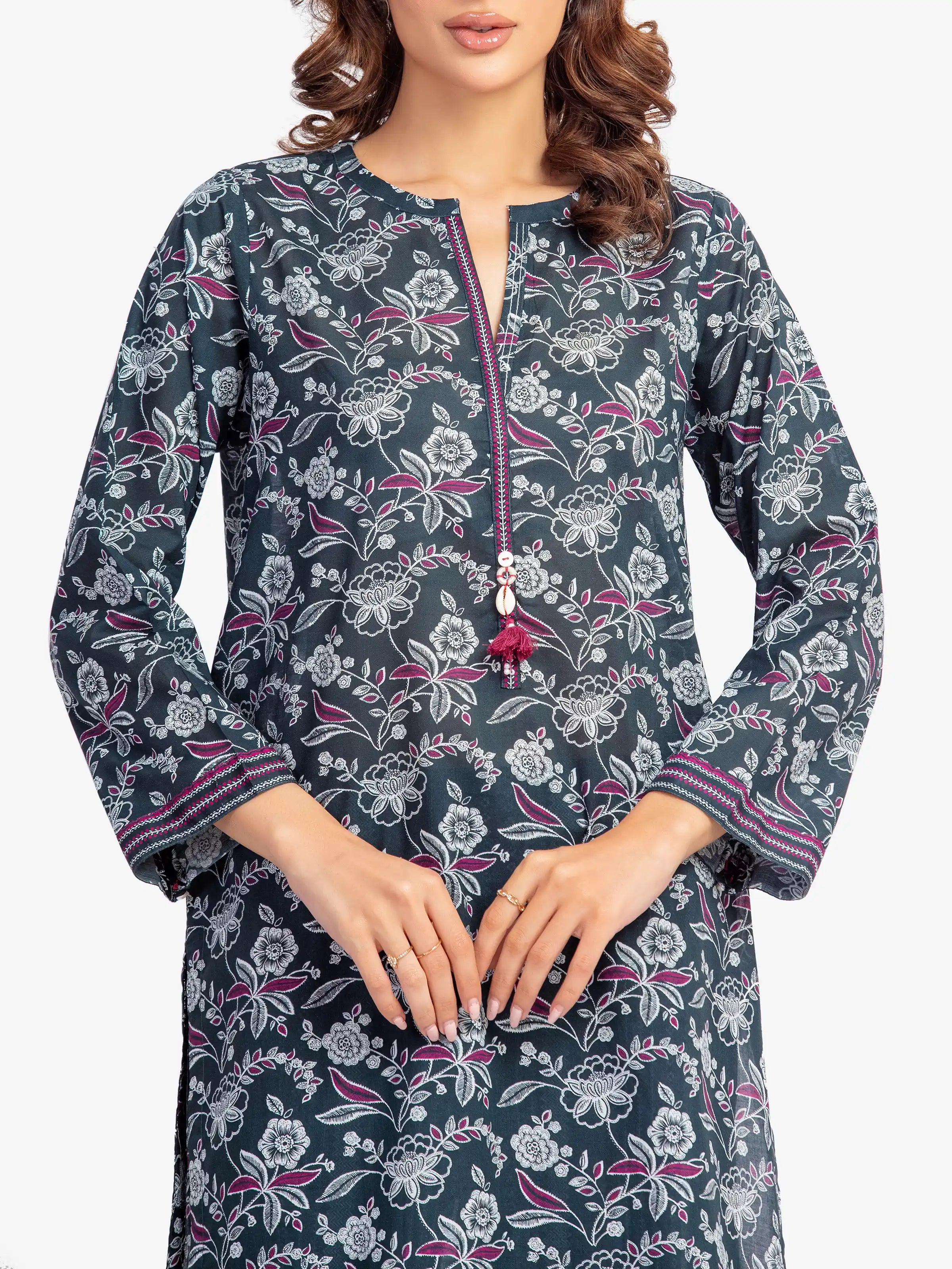 URB Pret 2Pc Printed Lawn Shirt Trouser