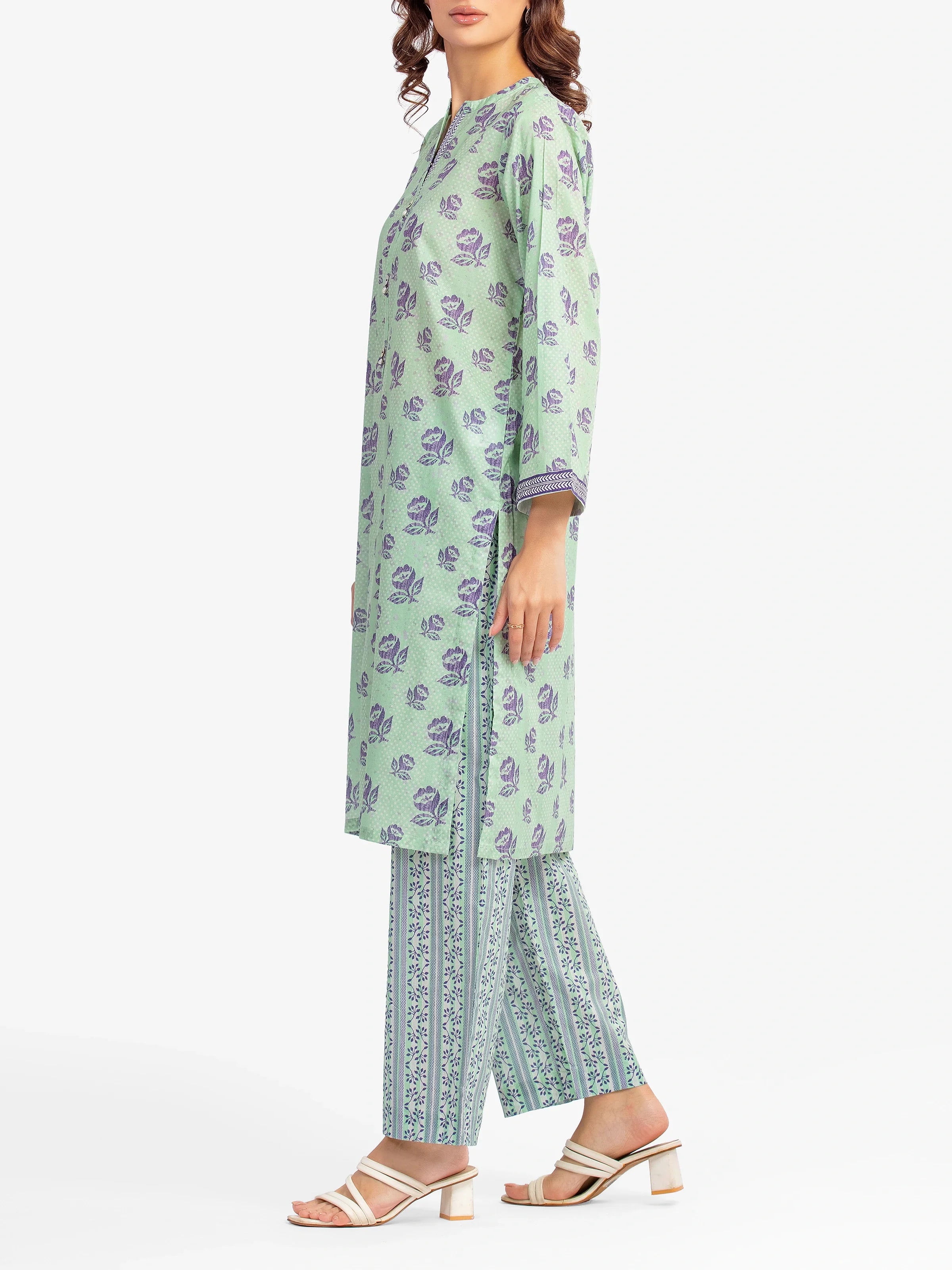 URB Pret 2Pc Printed Lawn Shirt Trouser