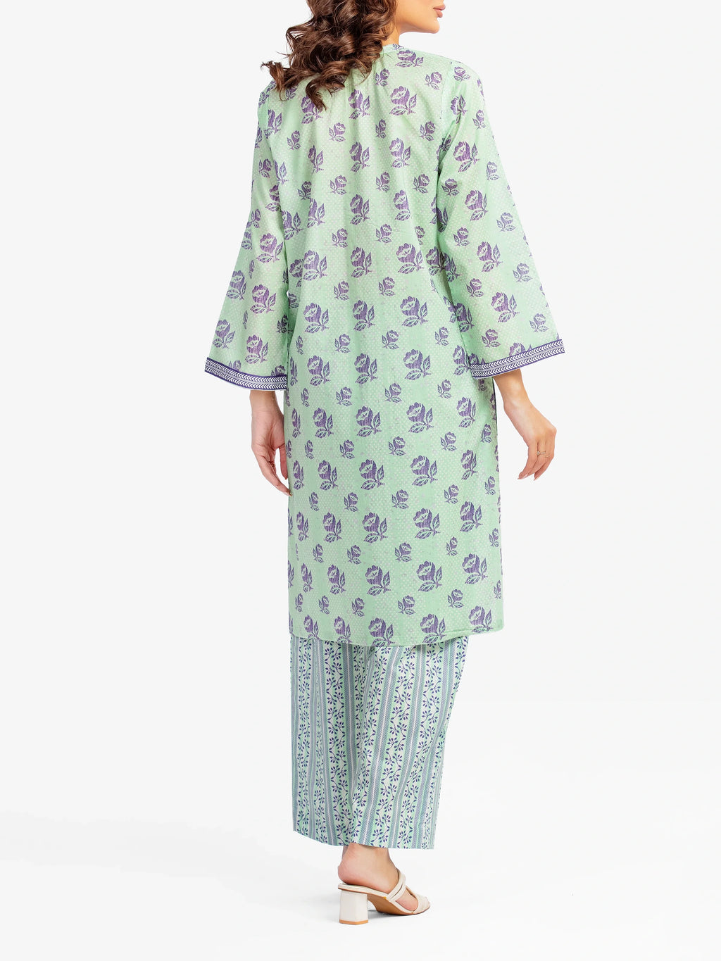 URB Pret 2Pc Printed Lawn Shirt Trouser