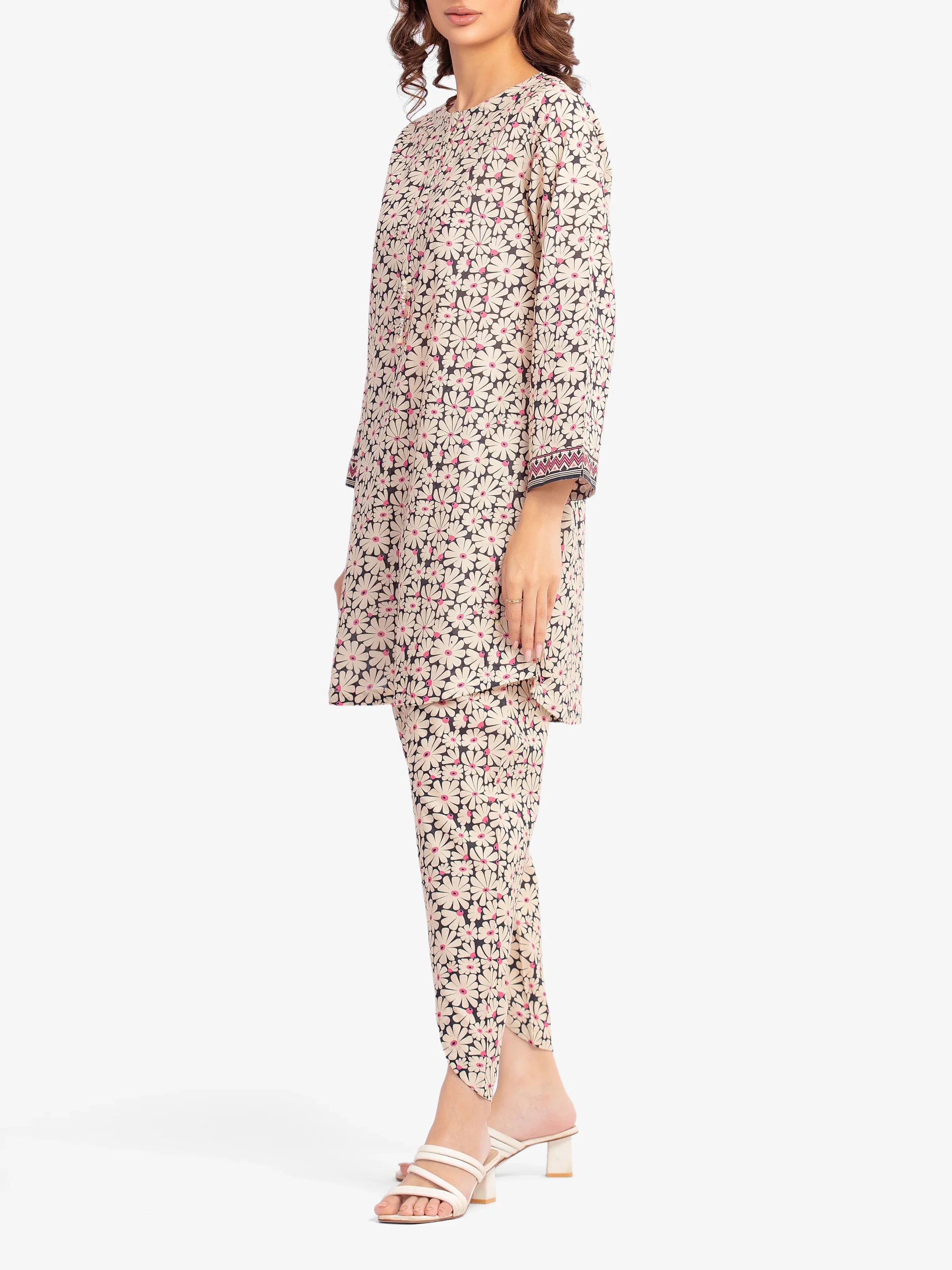 URB Pret 2Pc Printed Lawn Shirt Trouser