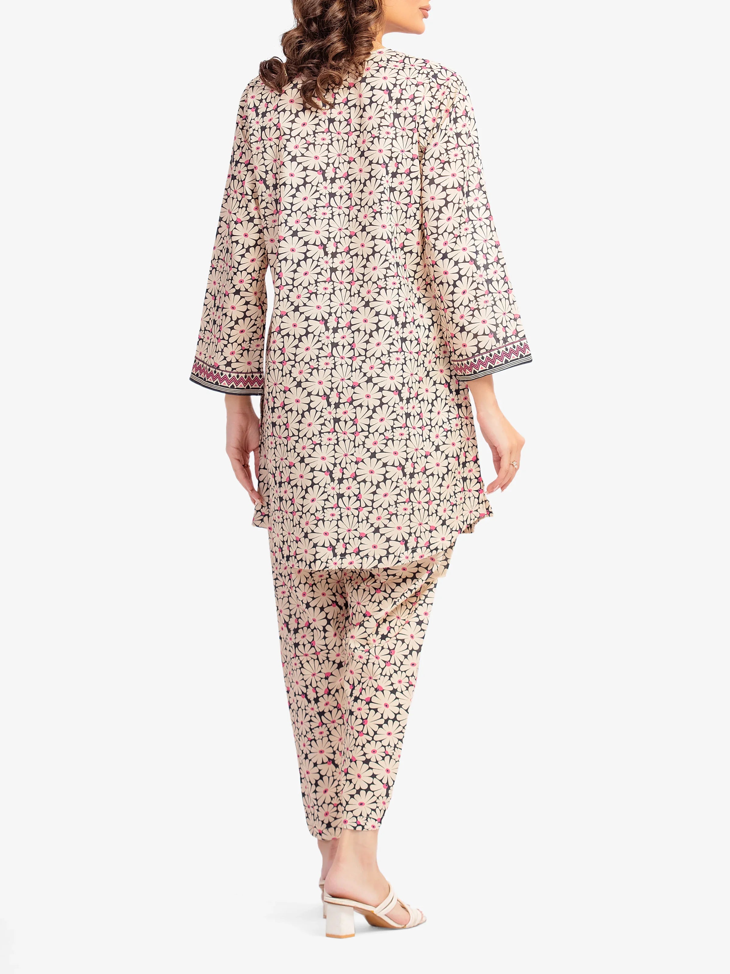 URB Pret 2Pc Printed Lawn Shirt Trouser