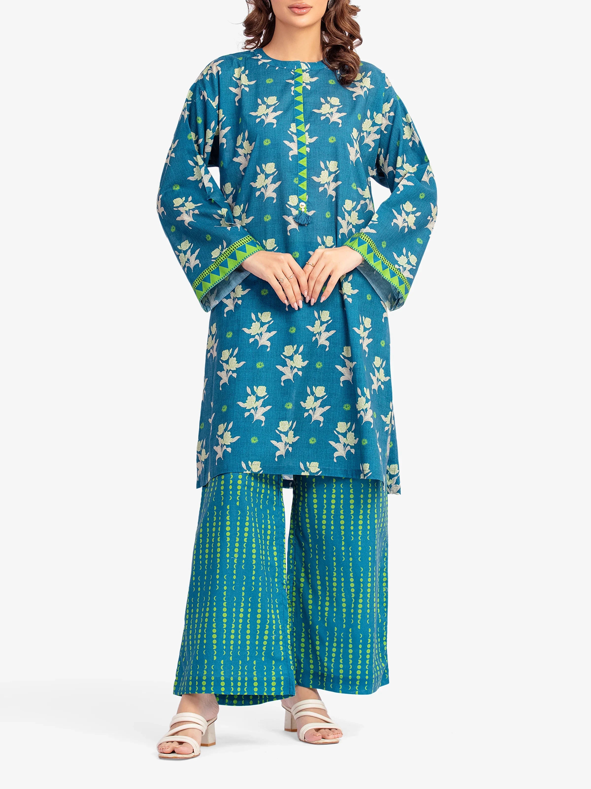 URB Pret 2Pc Printed Lawn Shirt Trouser