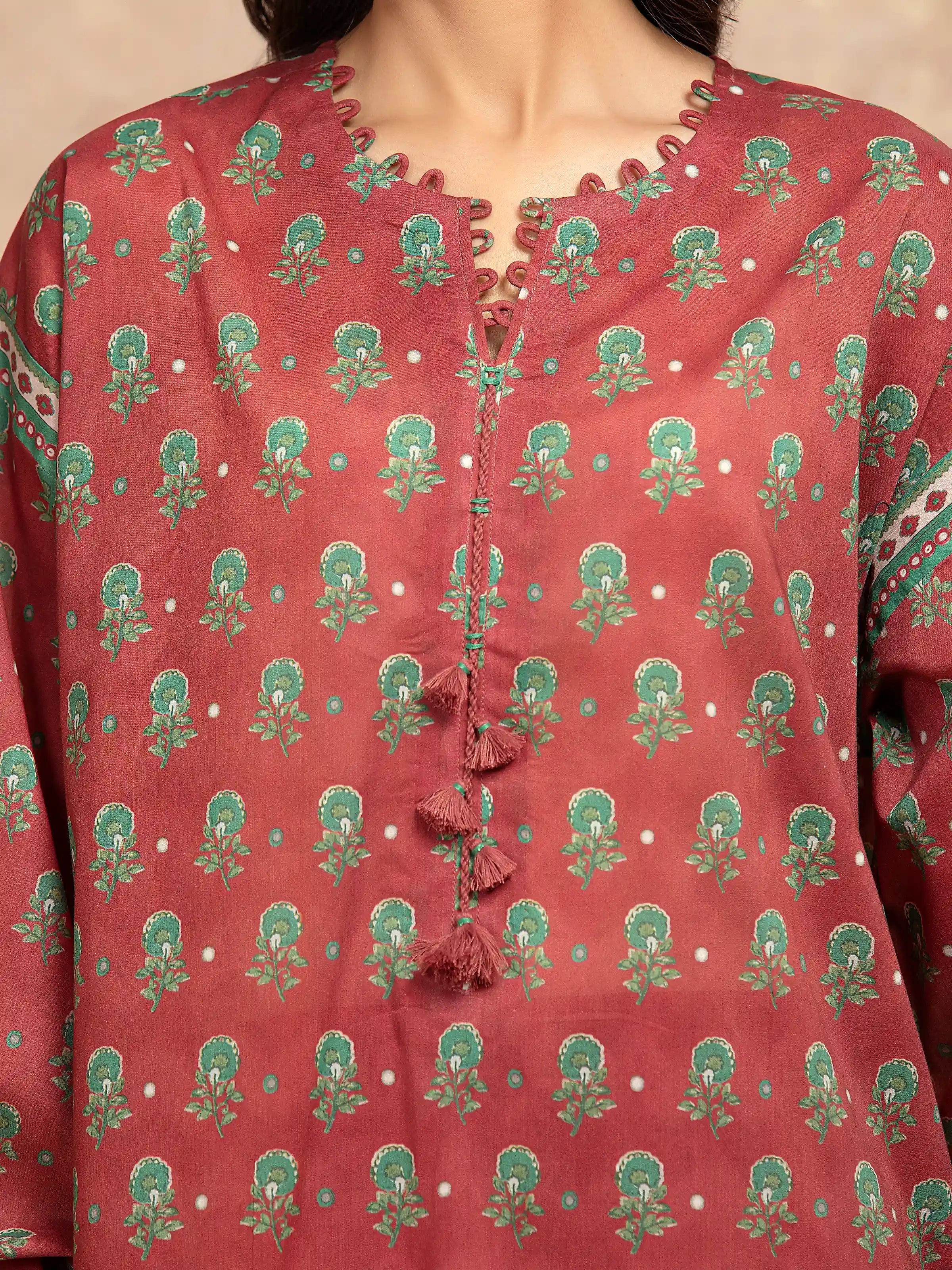 URB Unstitched Printed Khaddar Suit