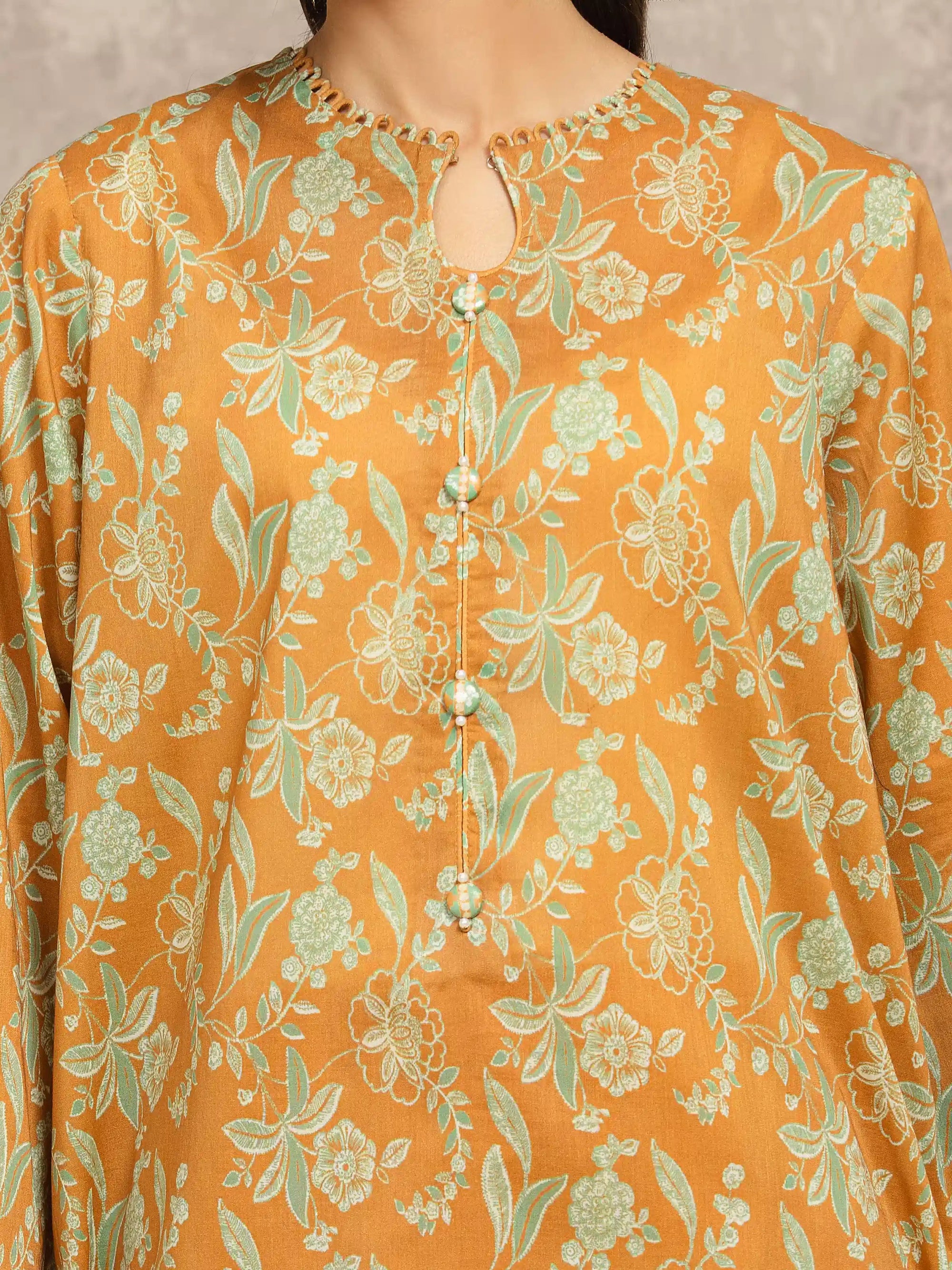 URB Unstitched Printed Khaddar Suit