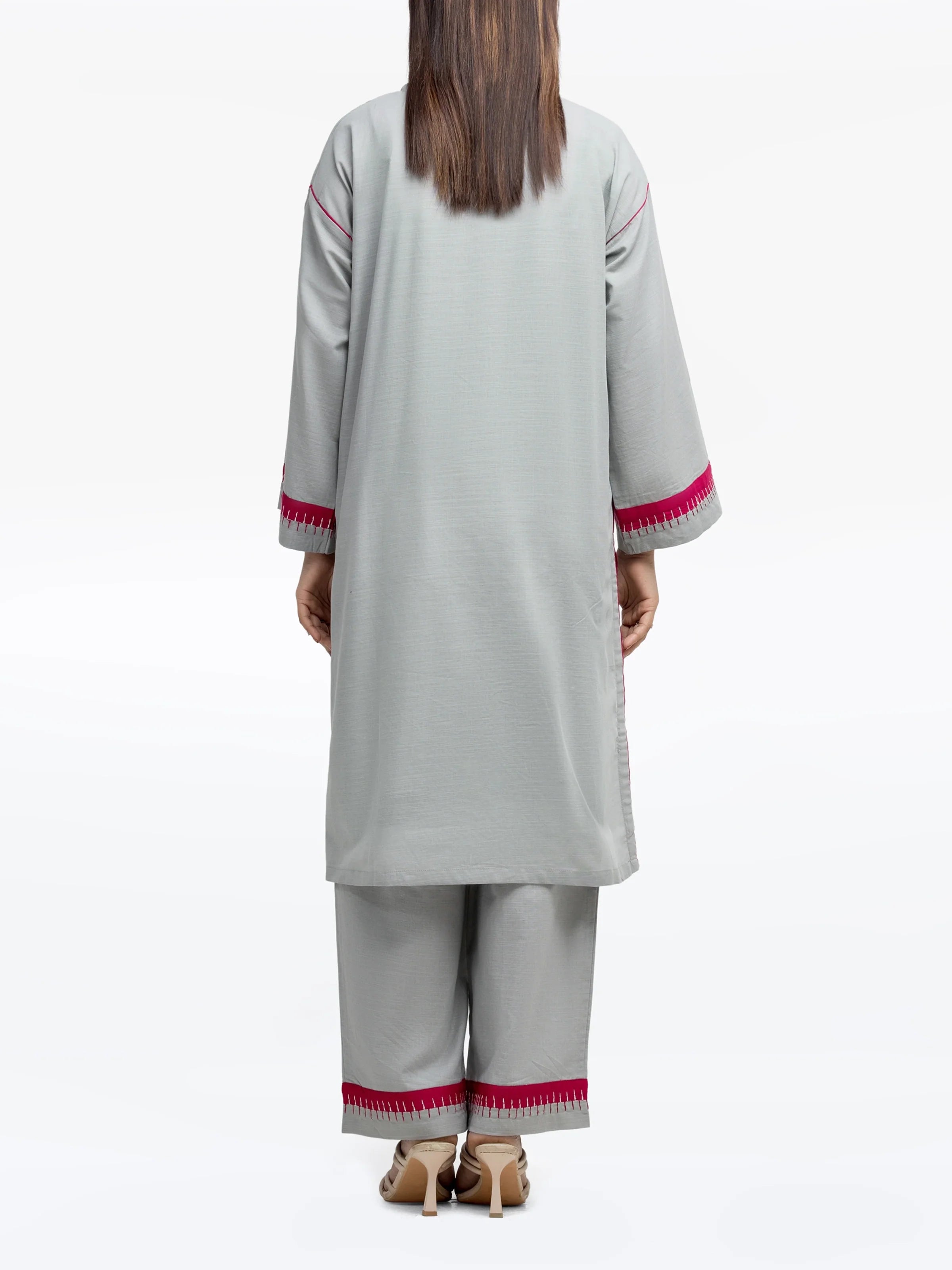 URB Pret 2Pc Solid Khaddar Co-Ord Set