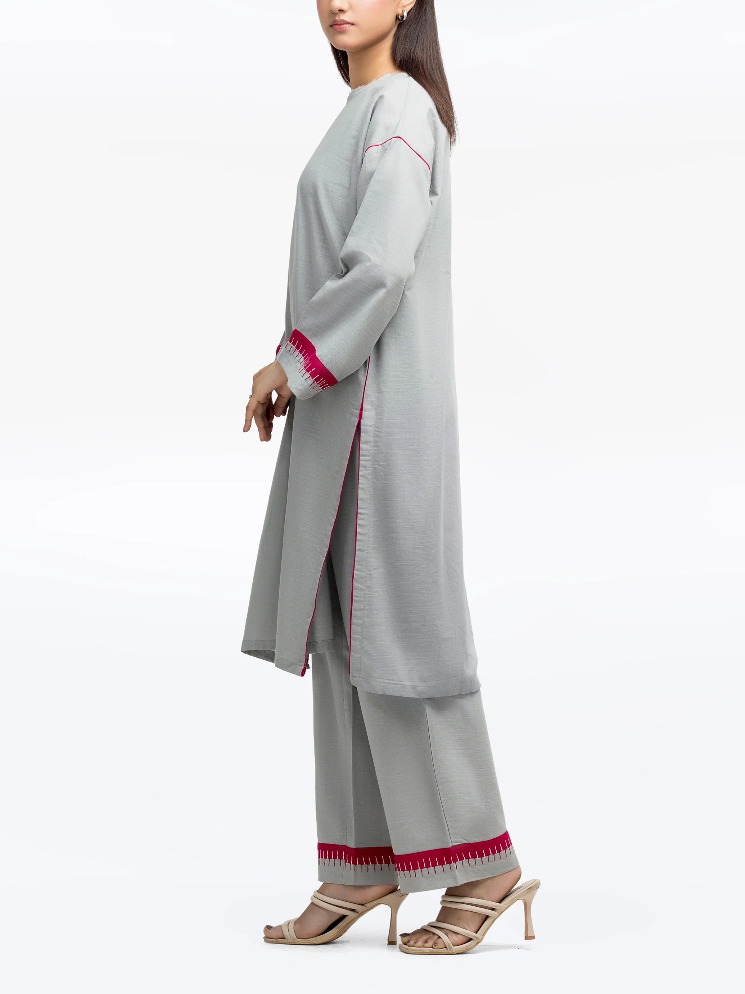 URB Pret 2Pc Solid Khaddar Co-Ord Set