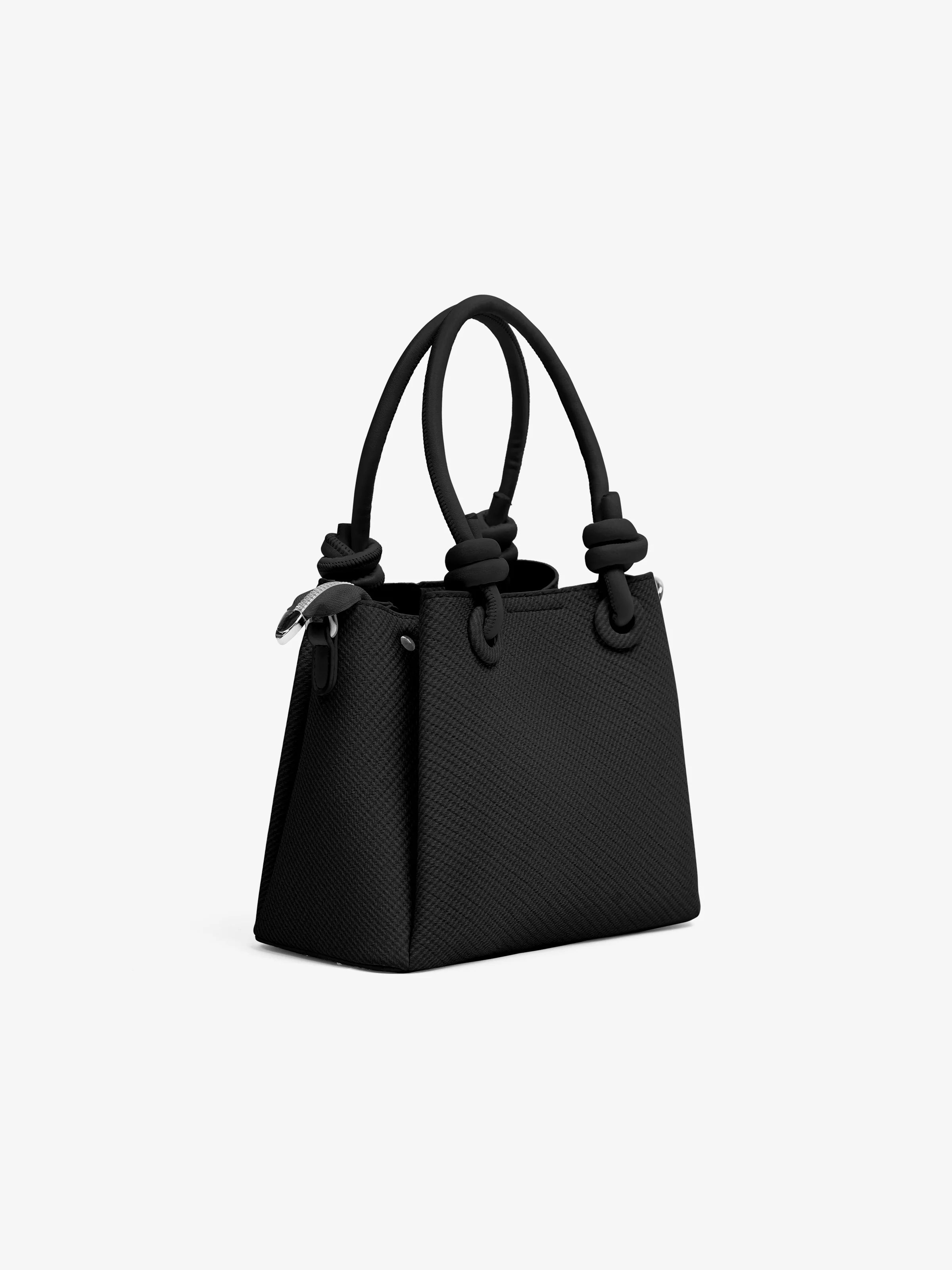 Women's Charcoal Top Handle Satchel Bag