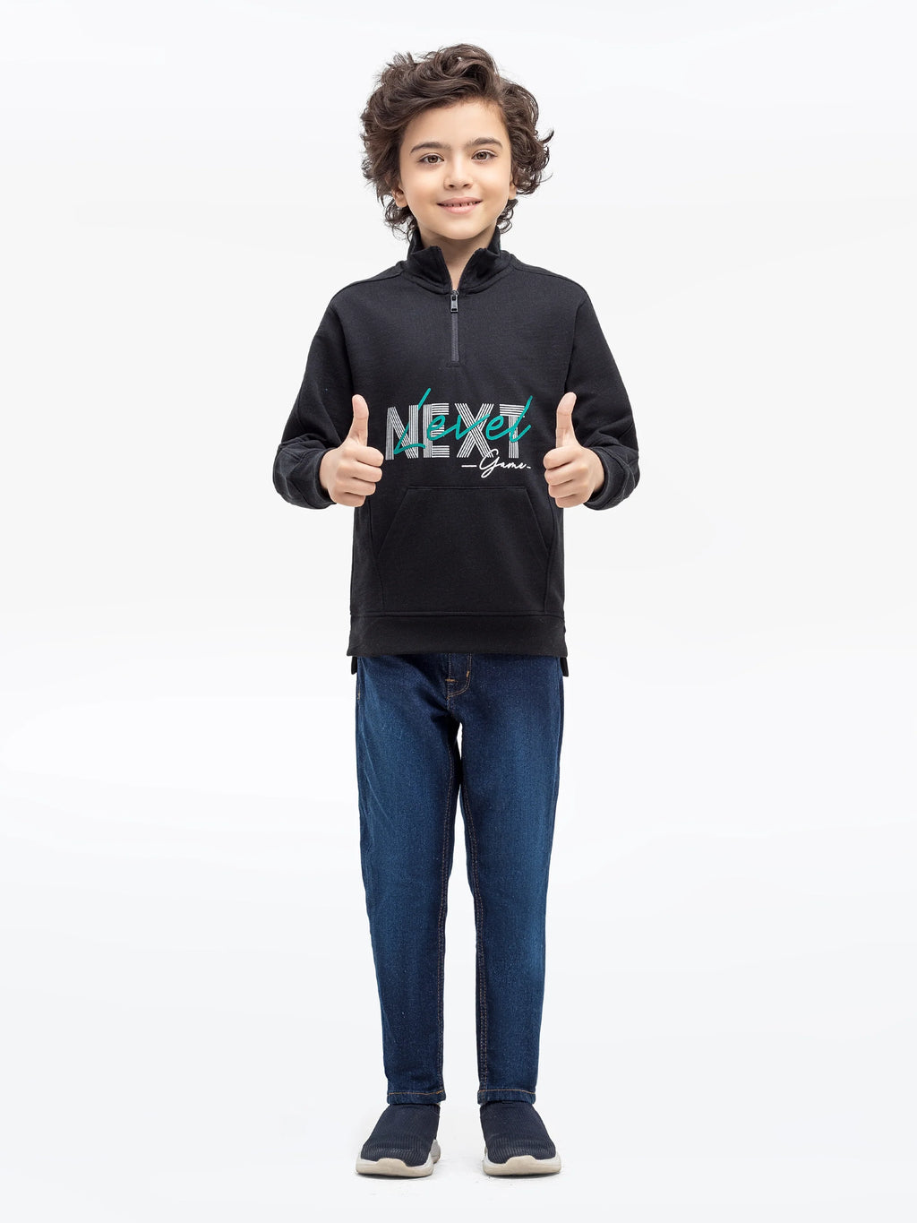 URB Boy's Black Sweatshirt