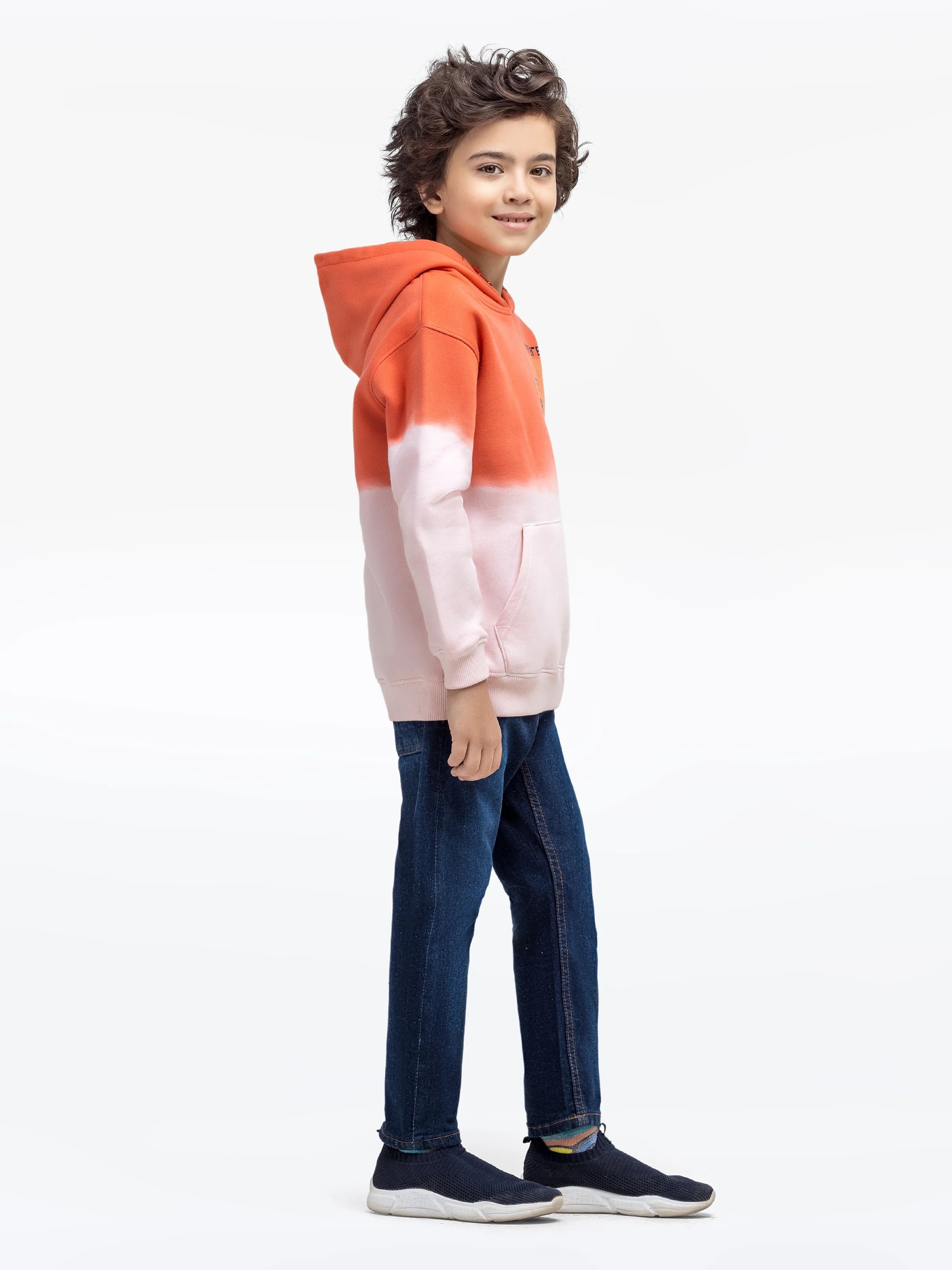 Boy's Peach Hoodie
