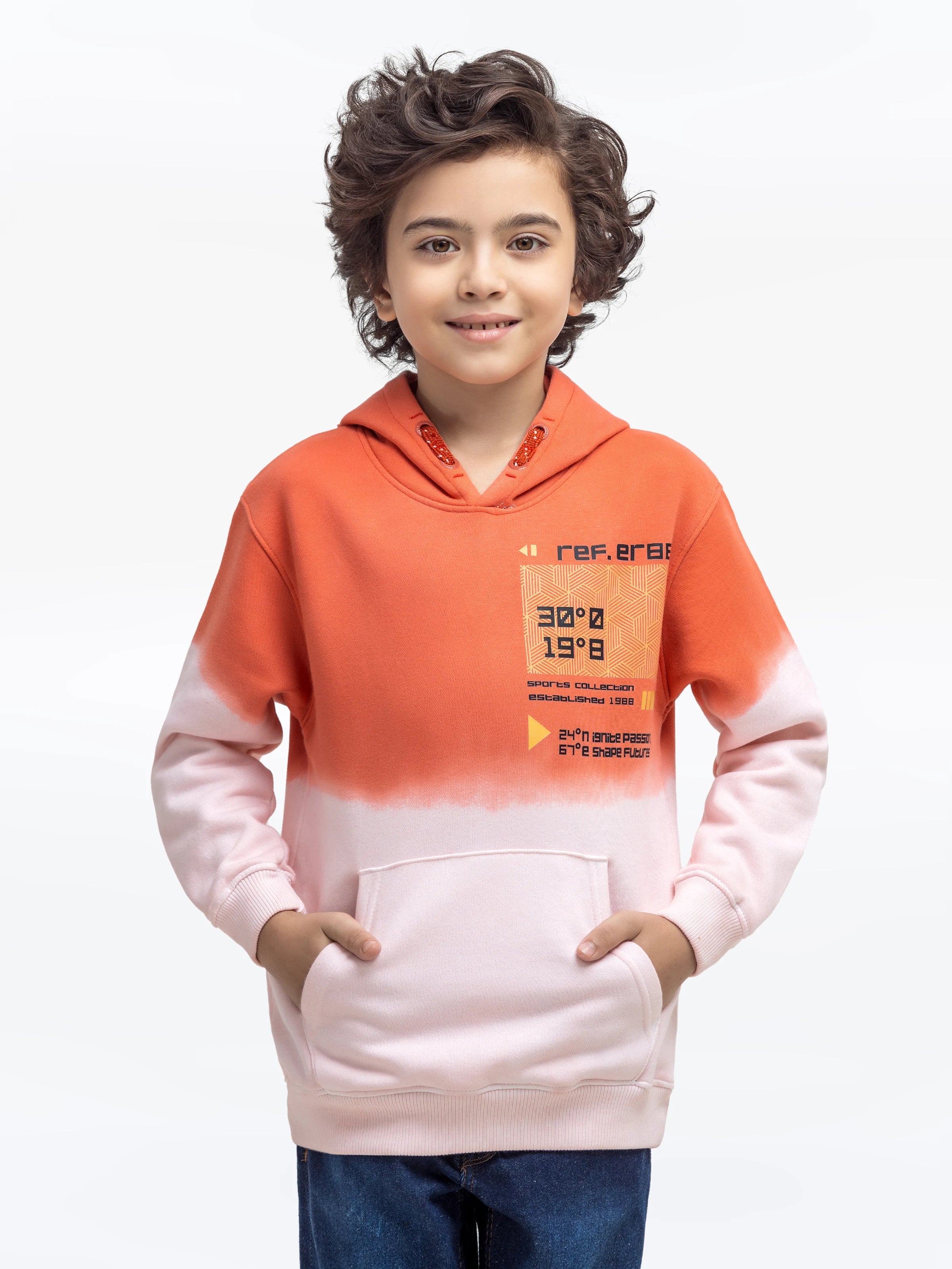 Boy's Peach Hoodie