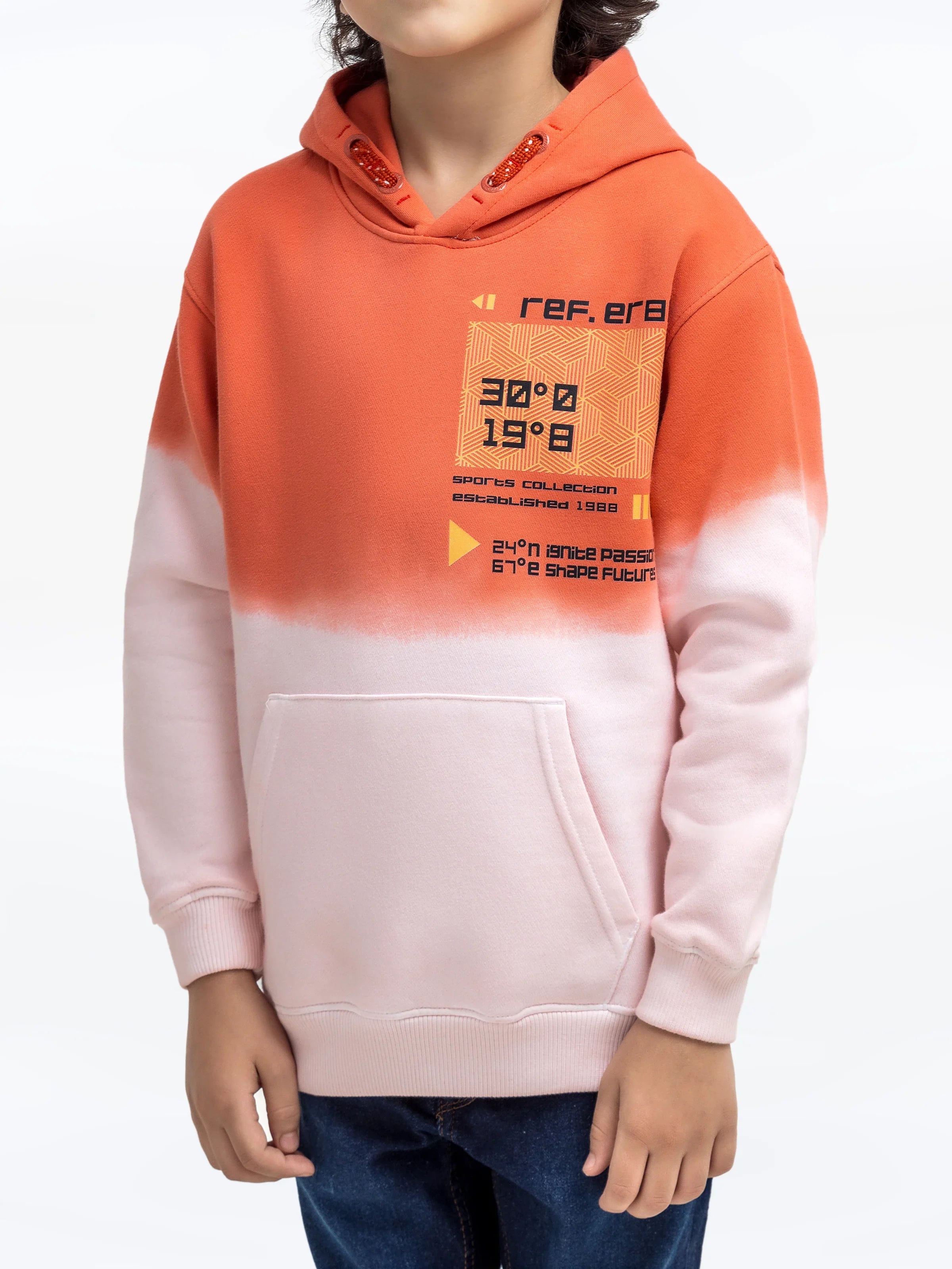 Boy's Peach Hoodie