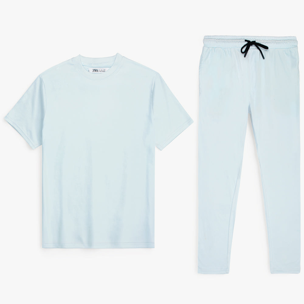 ZARA PREMIUM LYCRA DRI-FIT TRACKSUIT (SKY BLUE)