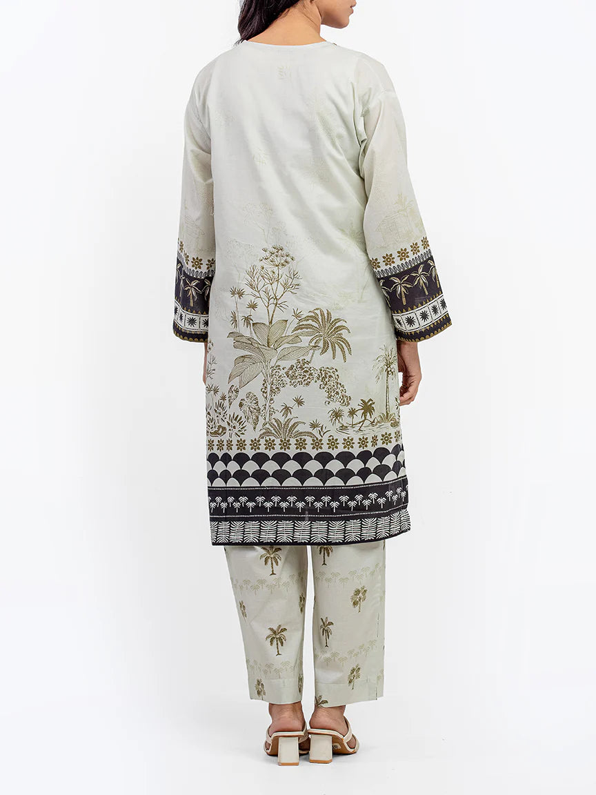 URB Pret 2Pc Printed Lawn Shirt Trouser