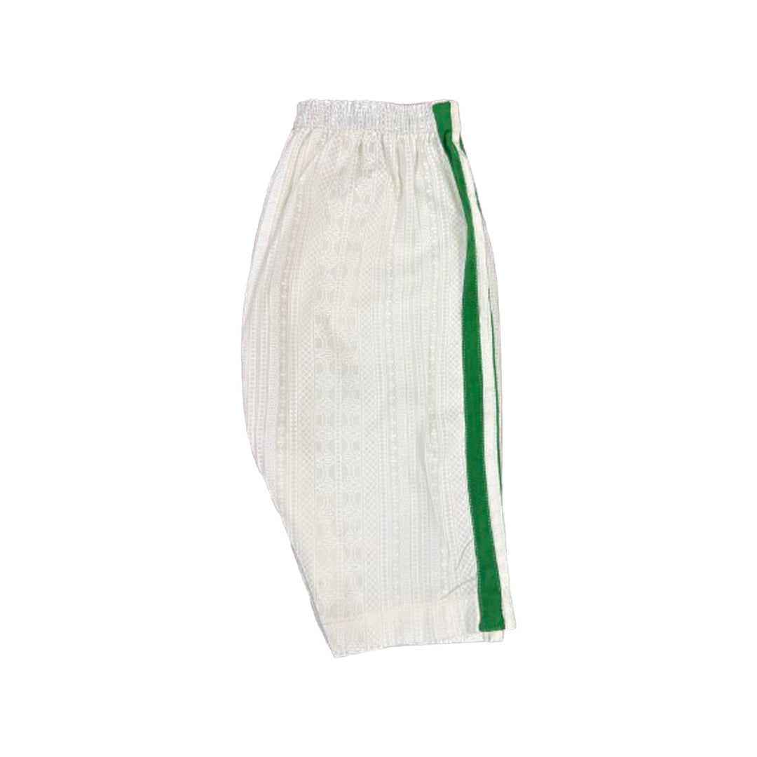 White & Green Ethnic Kurta Set (14 August Edition)