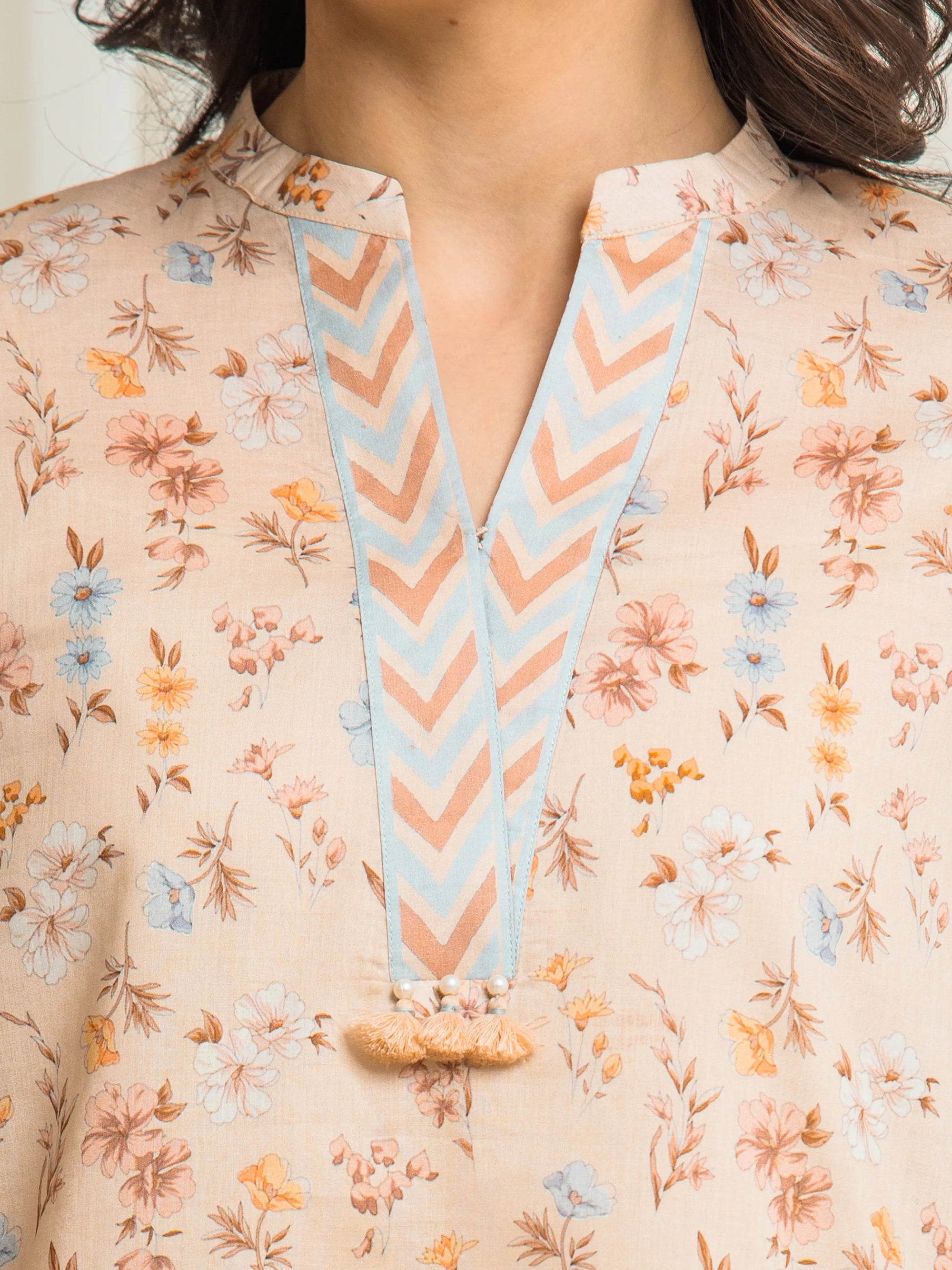 URB Unstitched Printed Lawn Suit