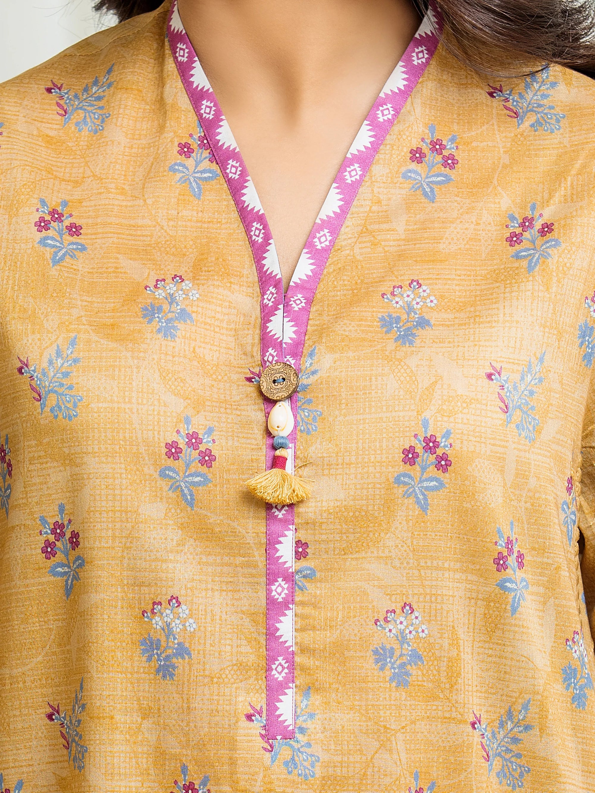 URB Unstitched Printed Lawn Suit