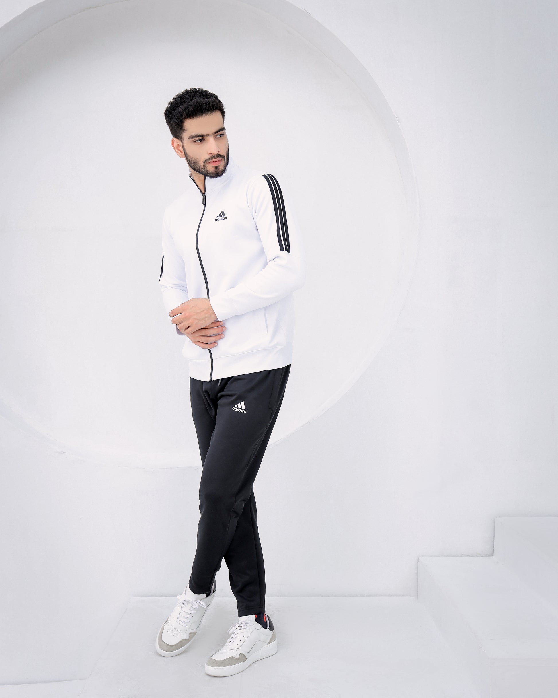 URB White Stipe Winter Tracksuit