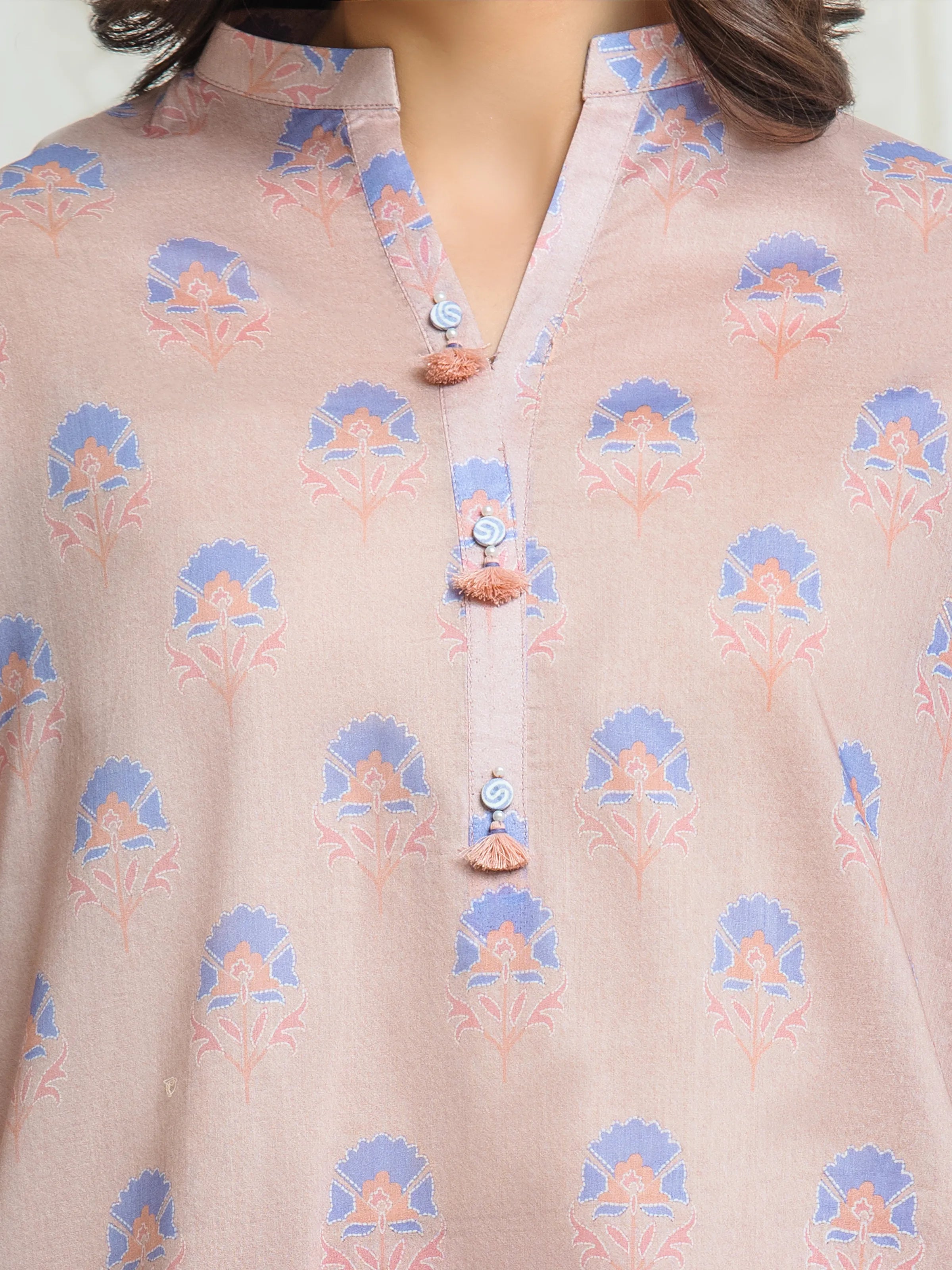 URB Unstitched Printed Lawn Suit