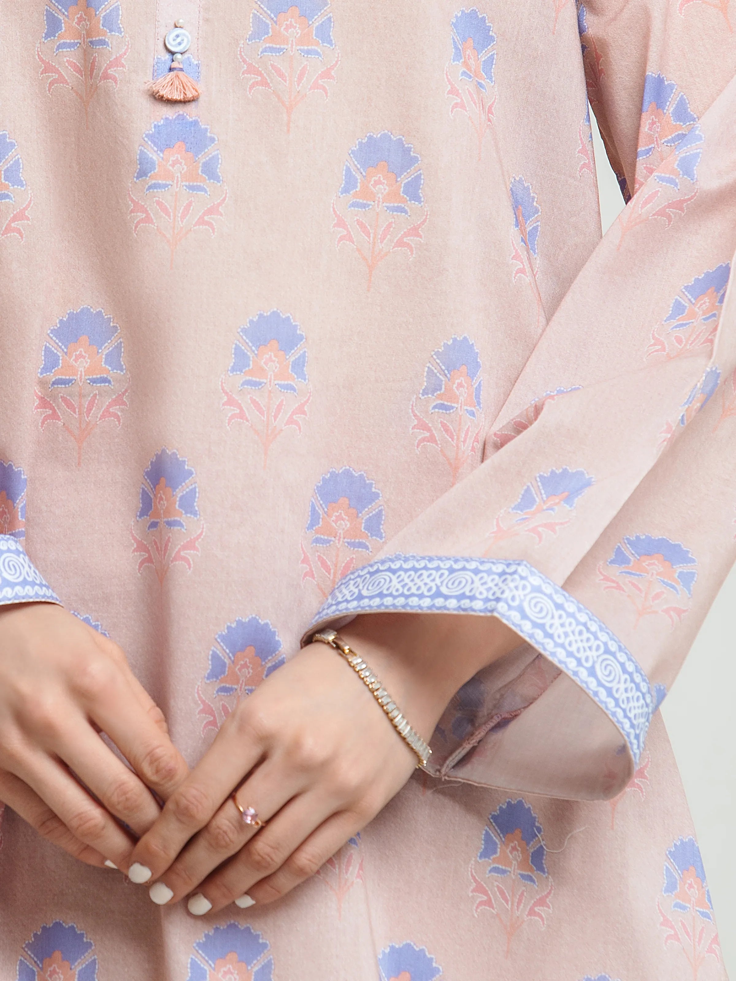 URB Unstitched Printed Lawn Suit